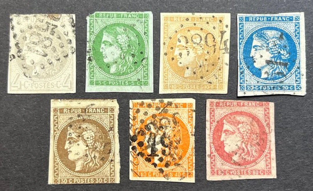 France 1870 - France: a lot of classic Bordeaux wine