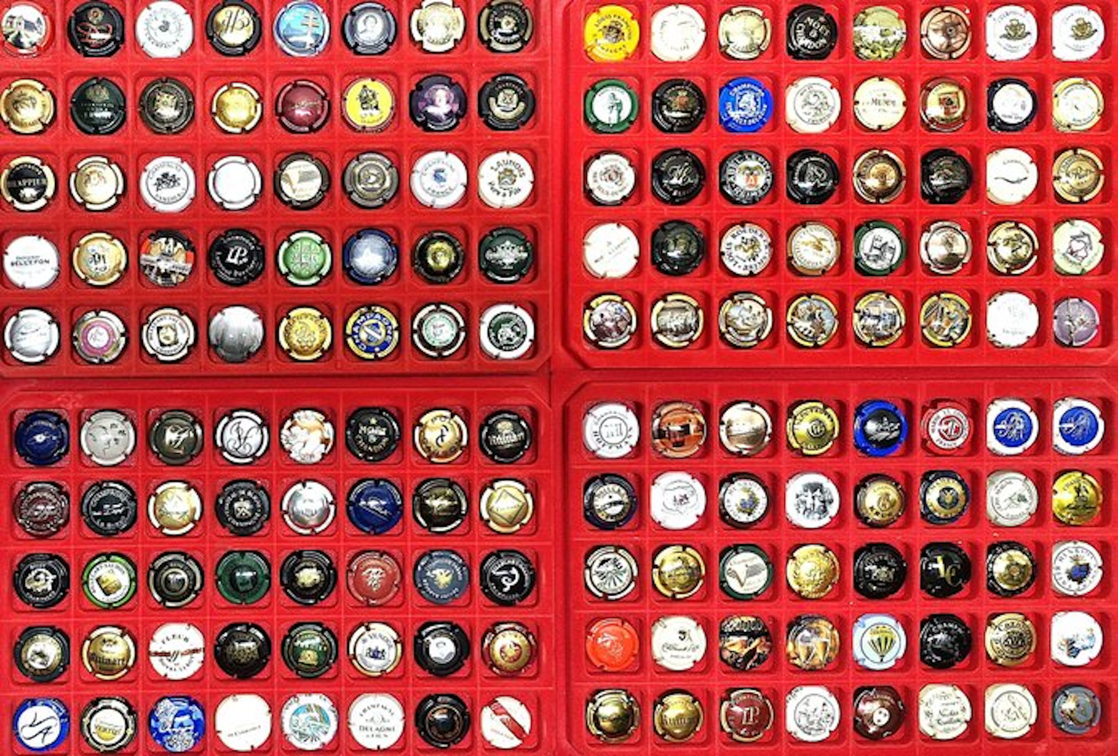 Champagne capsule collection - Large lot of Champagne capsules