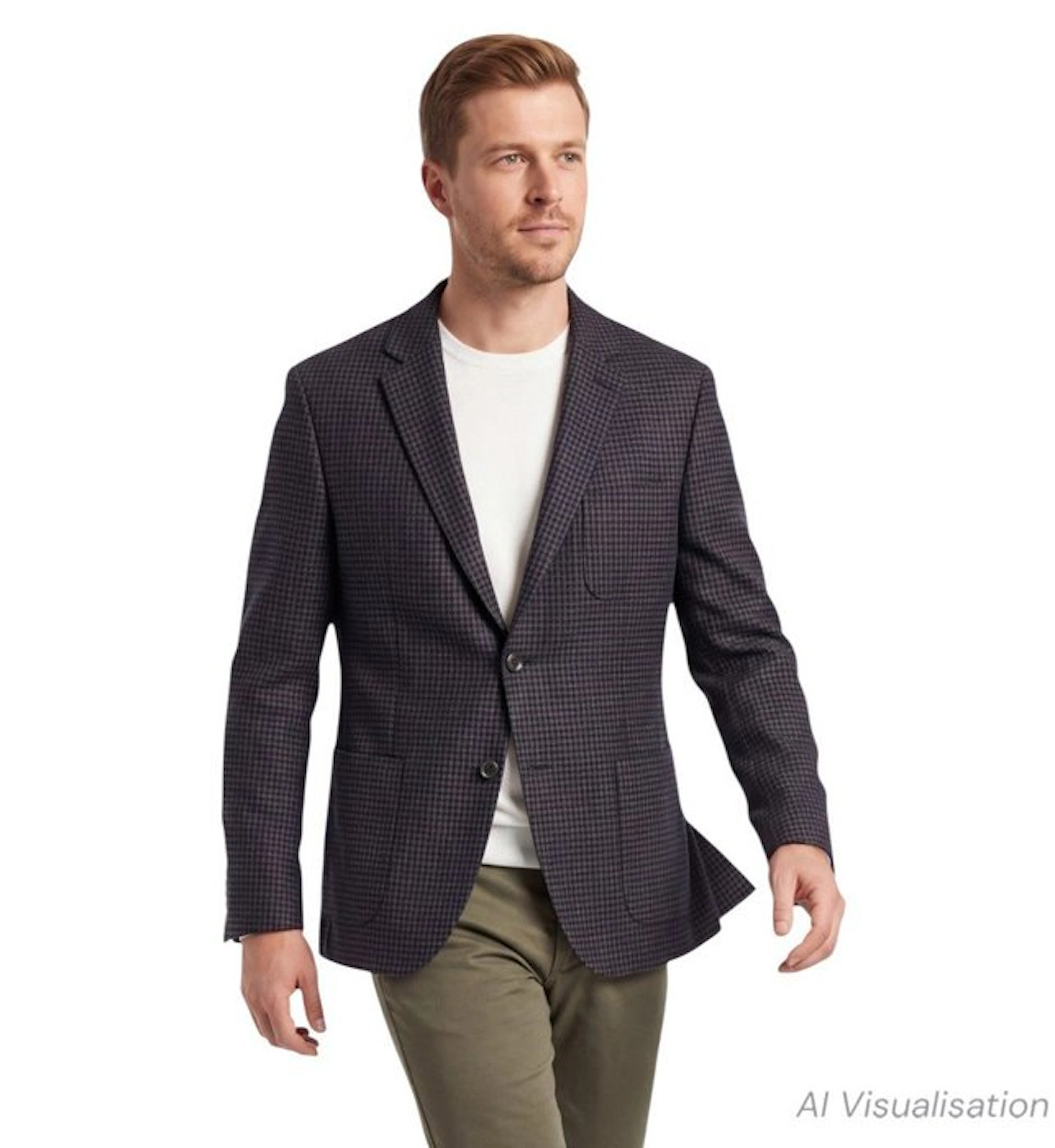Eduard Dressler-Loro Piana's Dreamtweed-52-Houndstooth - Blazer - New with tags