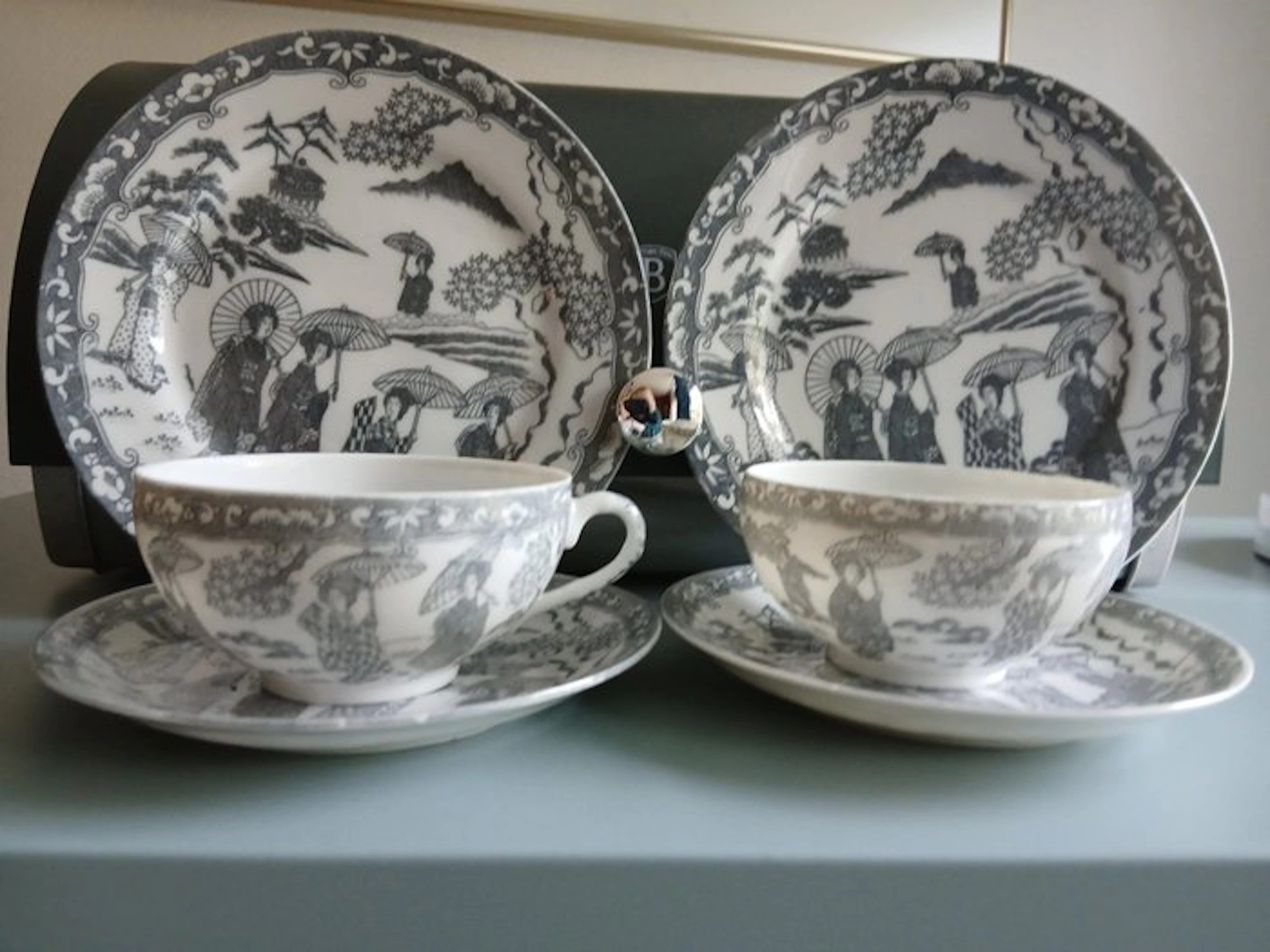 Fukagawa Seiji Arita - Tea cup set (6) - Softpaste...