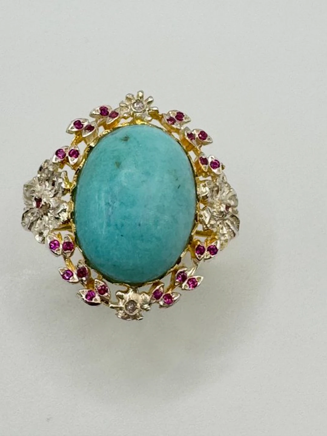 No reserve price - Statement ring - 9 kt