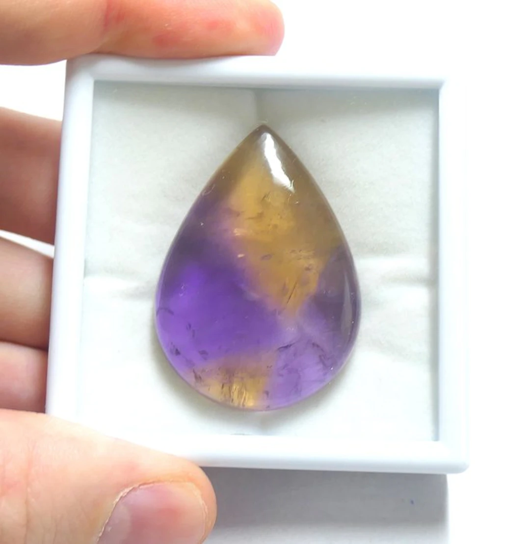 Large ametrine, 100% natural Cabochon- 21.57 g