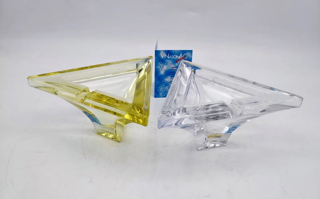 V.Nason&C. - Ashtray (2) - Artistico Murano - Murano glass - Triangular