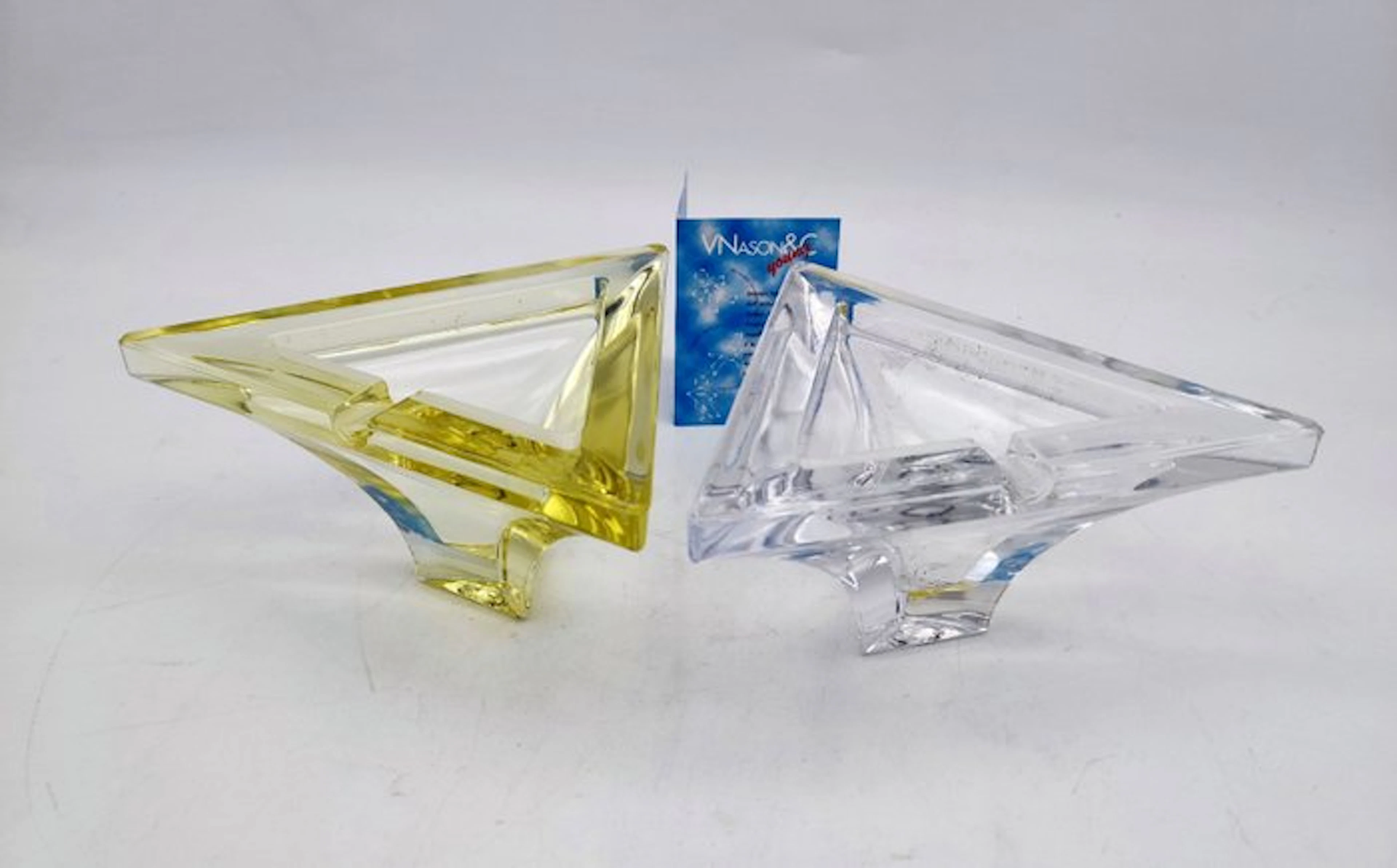 V.Nason&C. - Ashtray (2) - Artistico Murano - Murano glass - Triangular