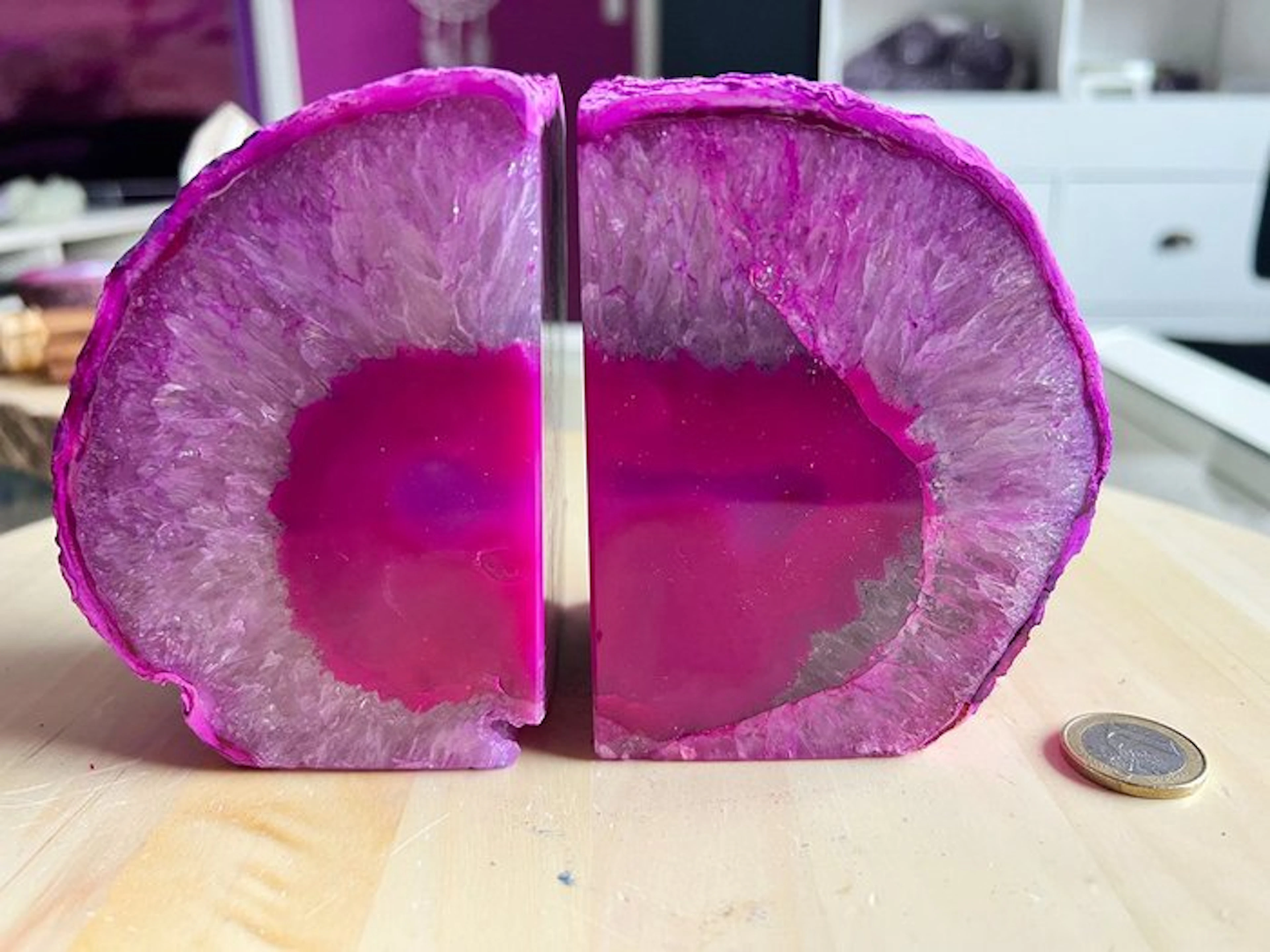 Agate Sphere - Height: 17 cm - Width: 11 cm- 2.5 kg - (1)