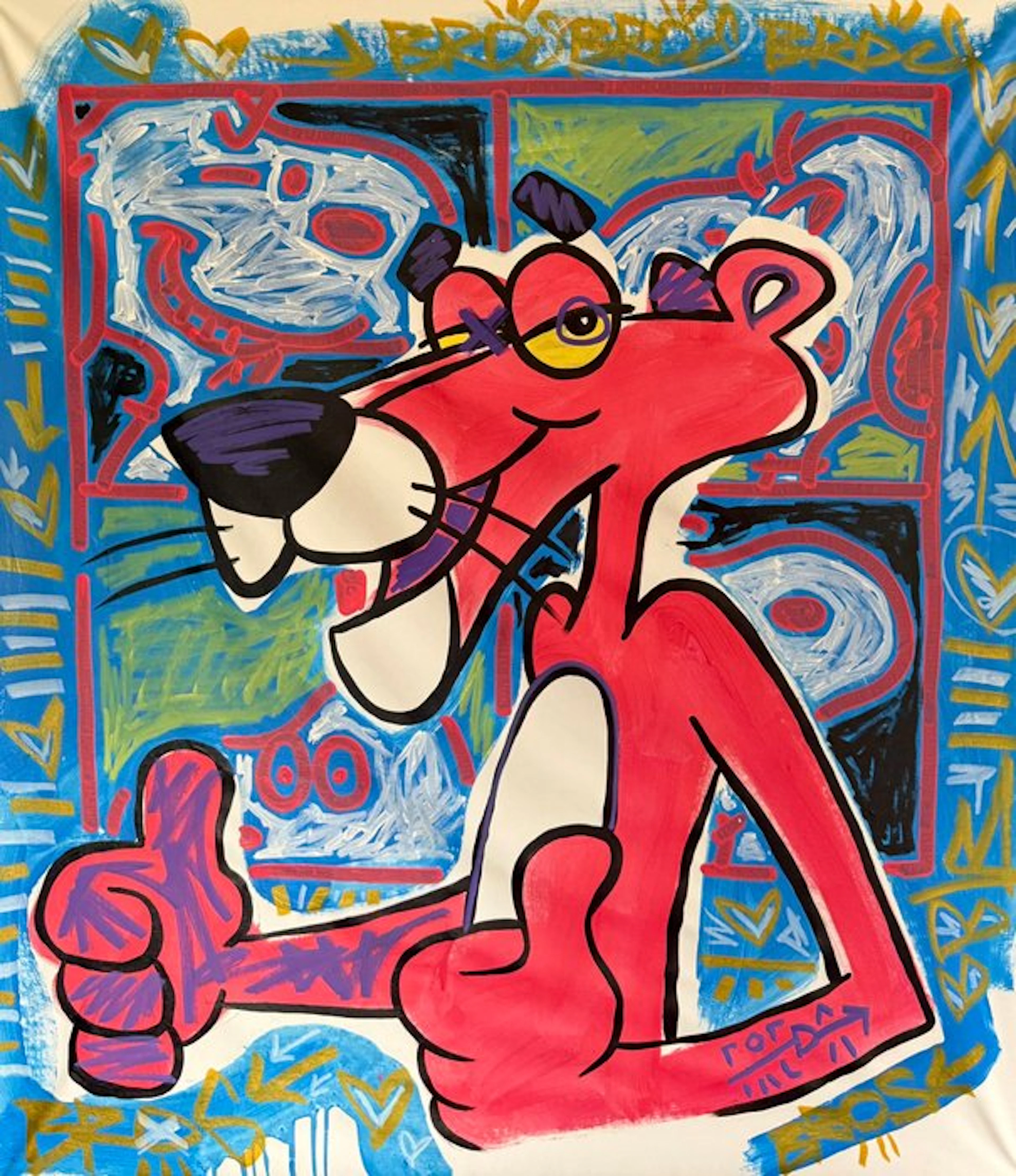 Freda People - Pink Panther On Pop Museum XXL