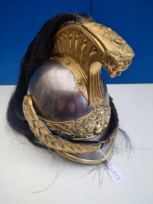France - Military helmet - French dragoon officer helmet, model 1870.