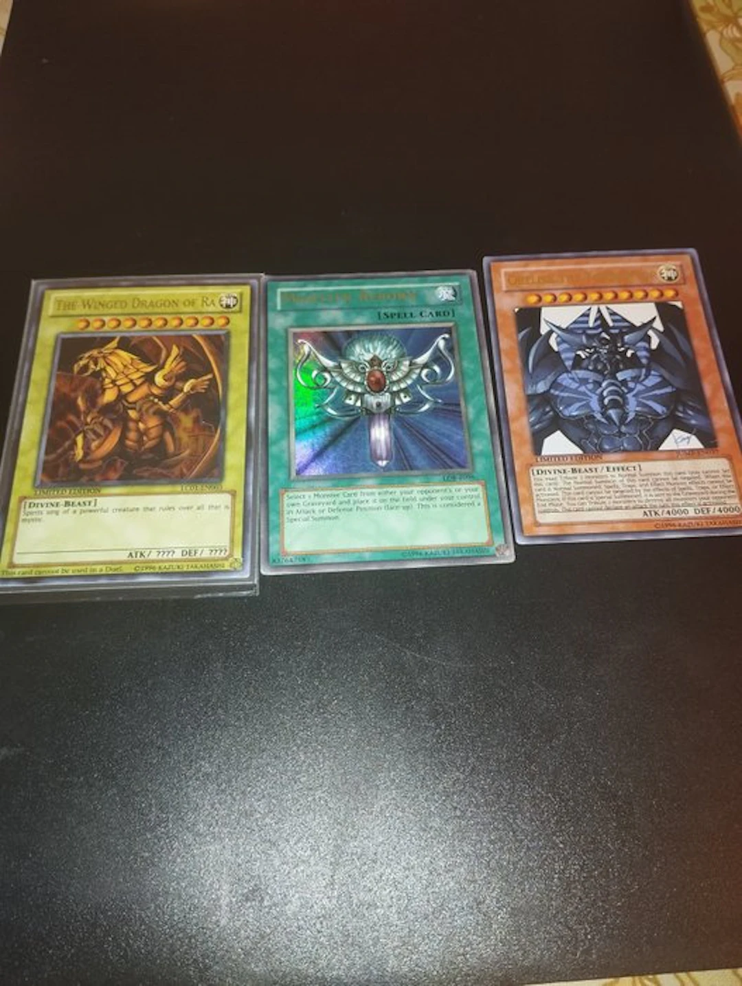 Konami - 3 Card - Yu-Gi-Oh!, Pokémon - Slifer the Sky Dragon