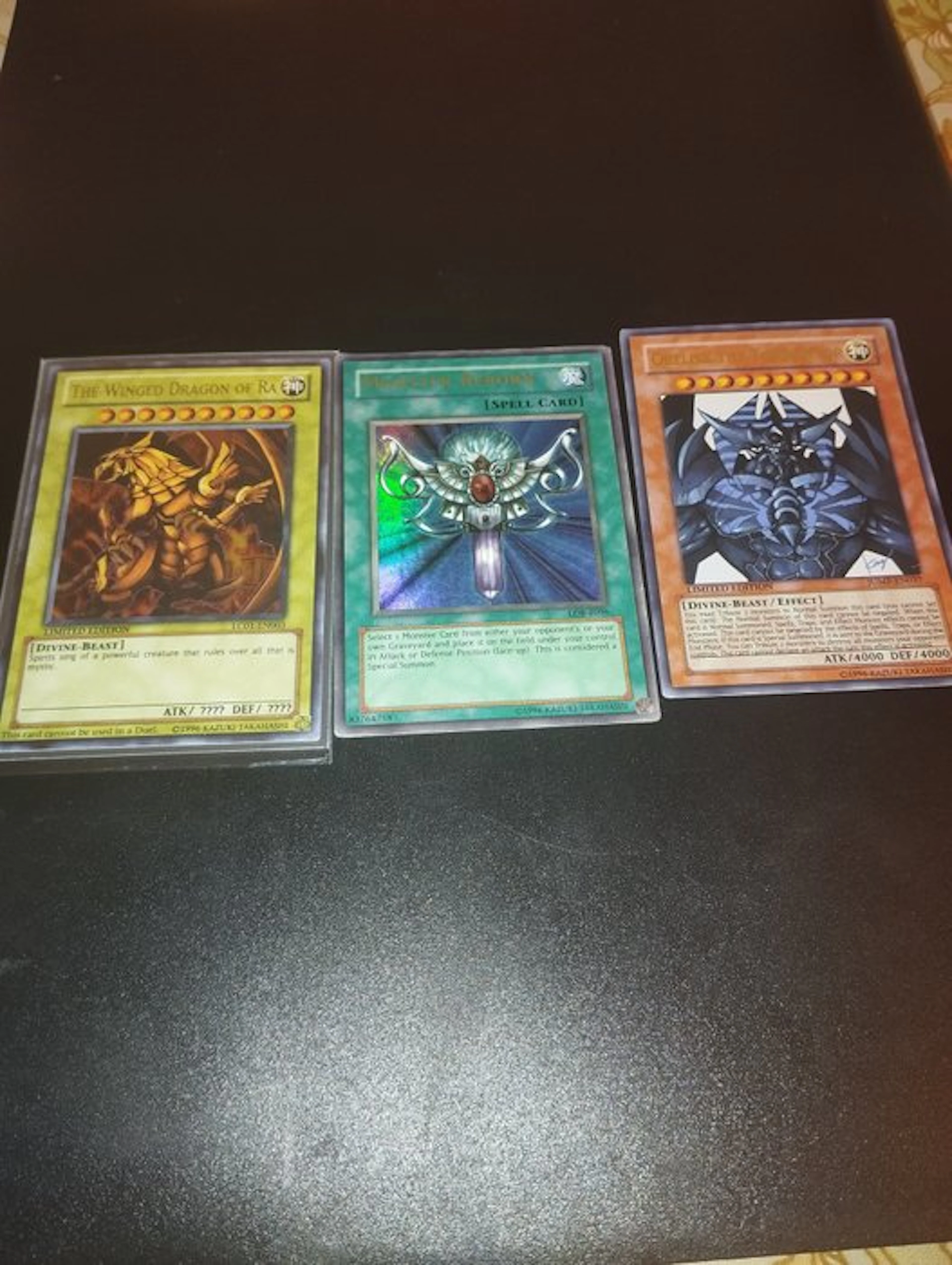 Konami - 3 Card - Yu-Gi-Oh!, Pokémon - Slifer the Sky Dragon