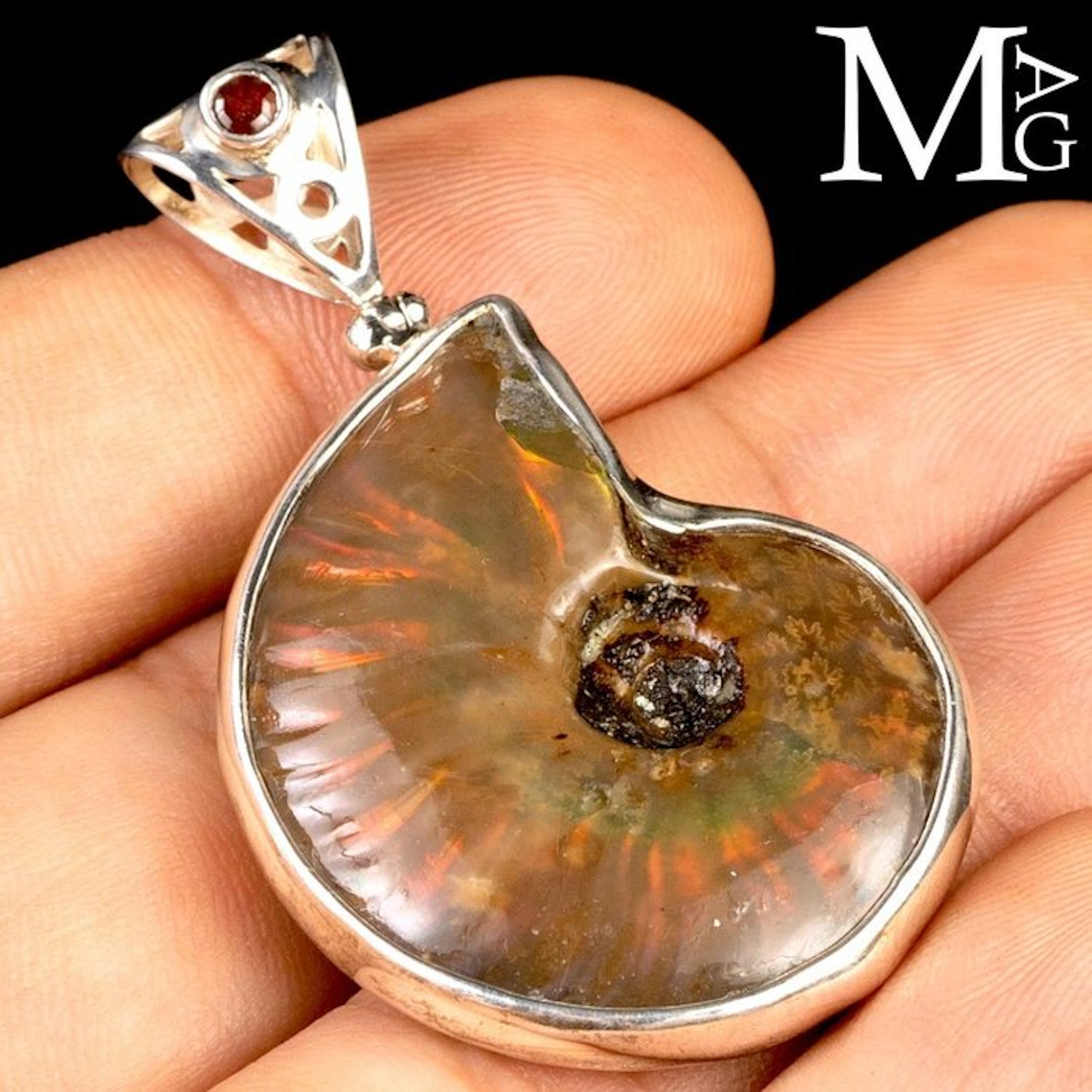Jurassic Jewellery Sterling Silver Pendant with...