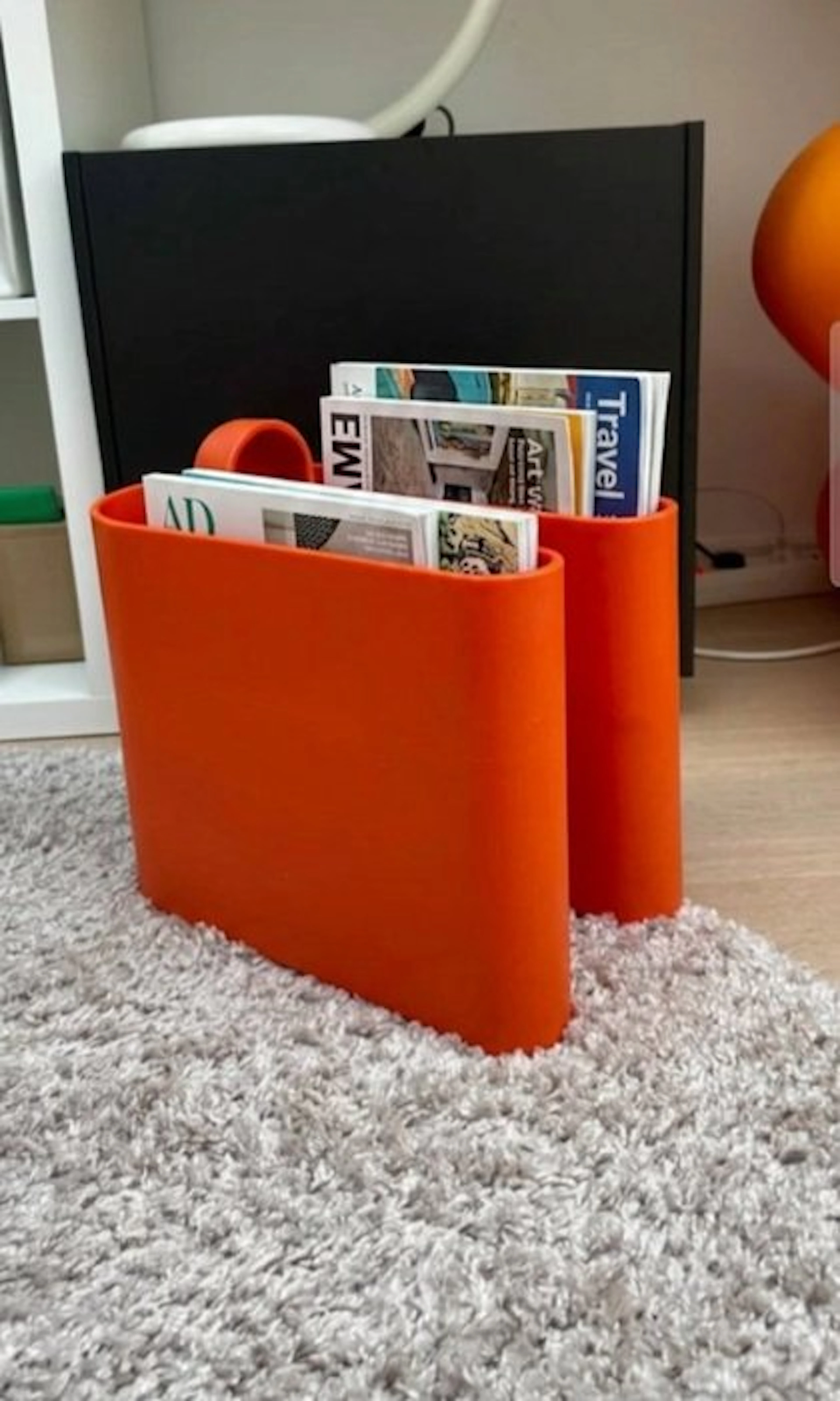 Rodolfo Bonetto - Magazine rack - Plastic - Space Age