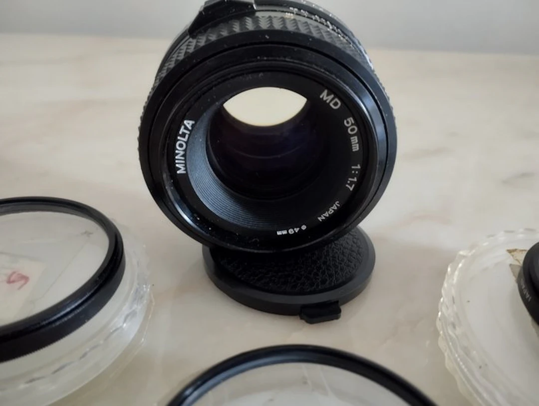 Minolta rokkor 50mm f1.7 Prime lens