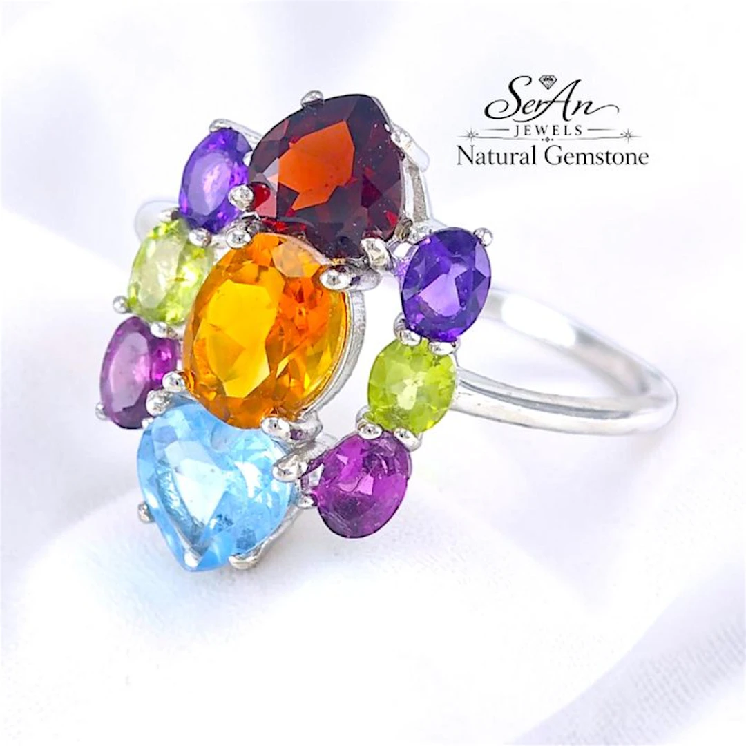 No reserve price - Cocktail ring Silver