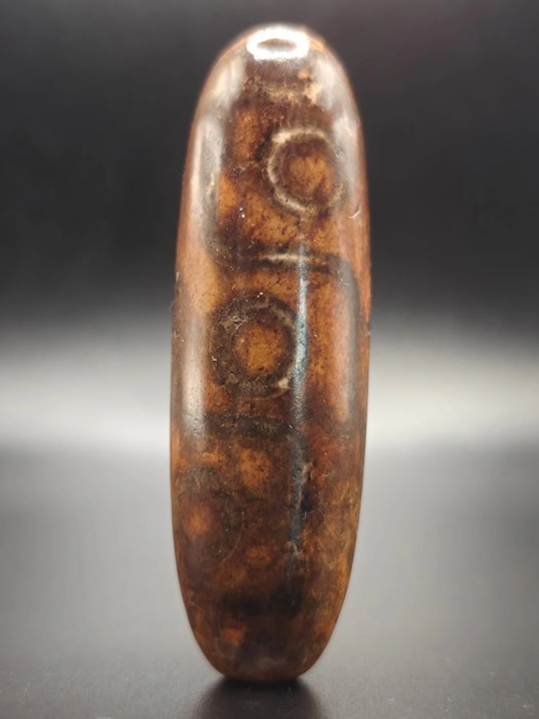 Very Old Tibetan Agate 9 Eyes Dzi - For Health
