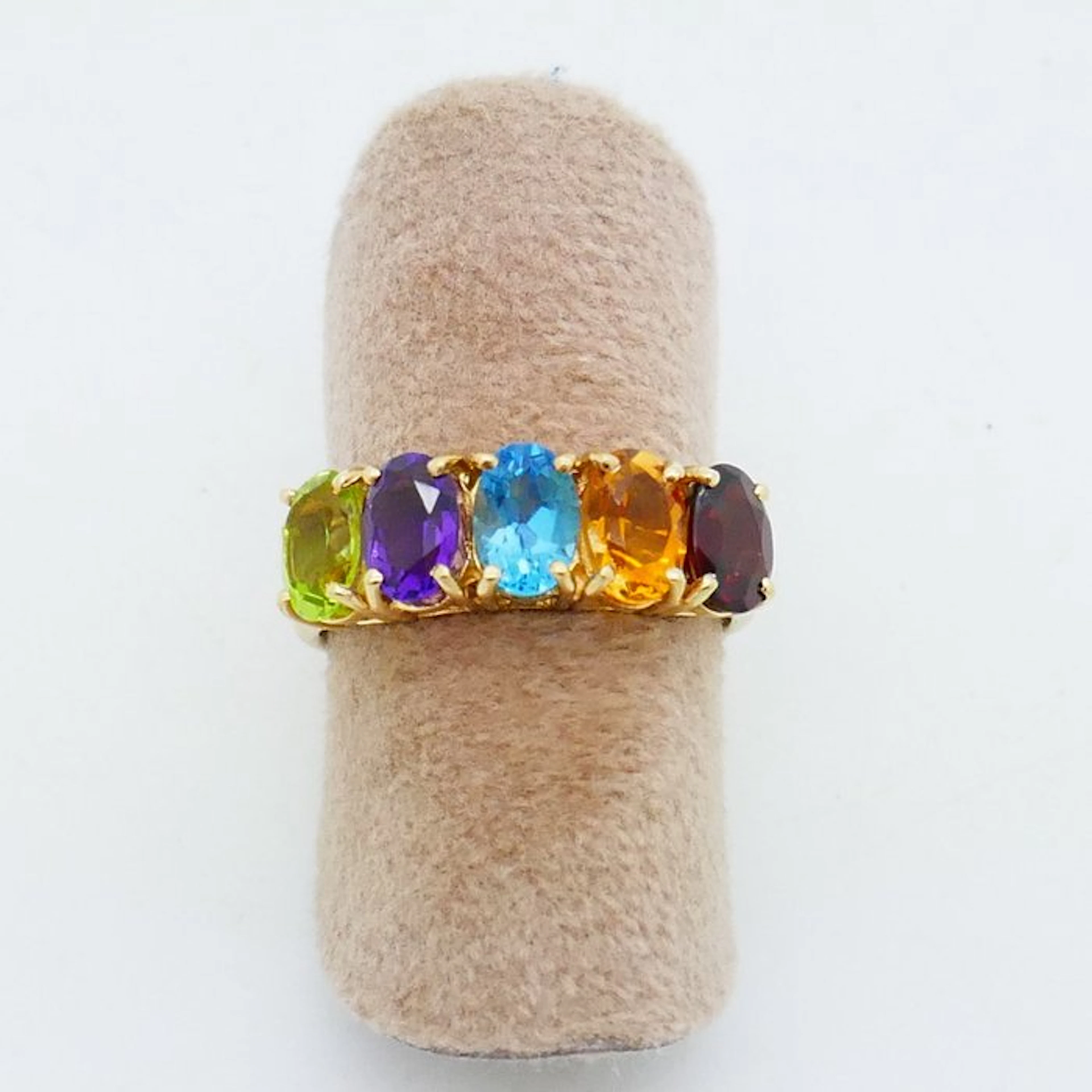 No reserve price - Ring - 14 kt. Yellow gold - 2.5-carat gemstones