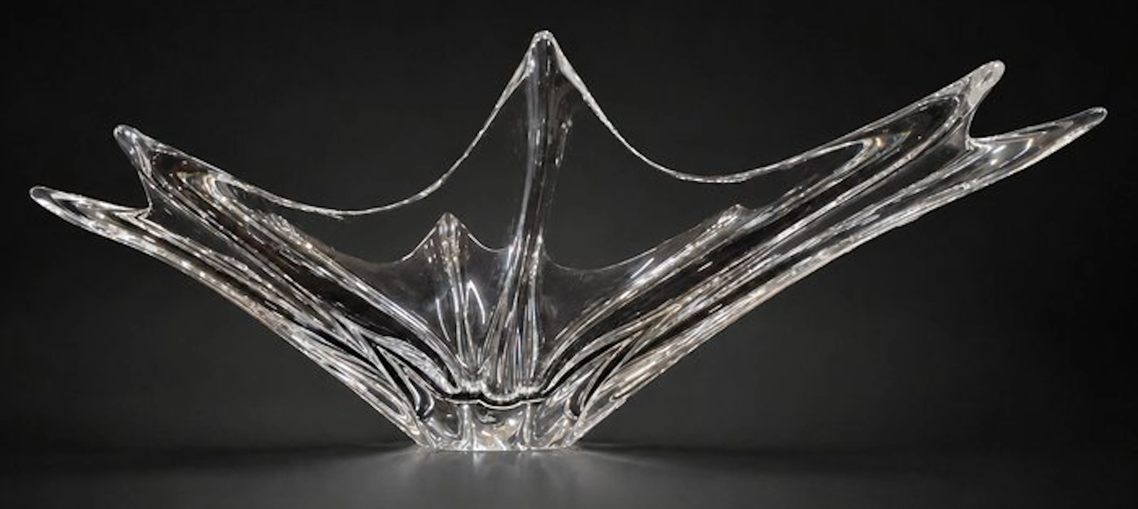 Daum - Centrepiece - Crystal - Monumental centre 51.5 cm