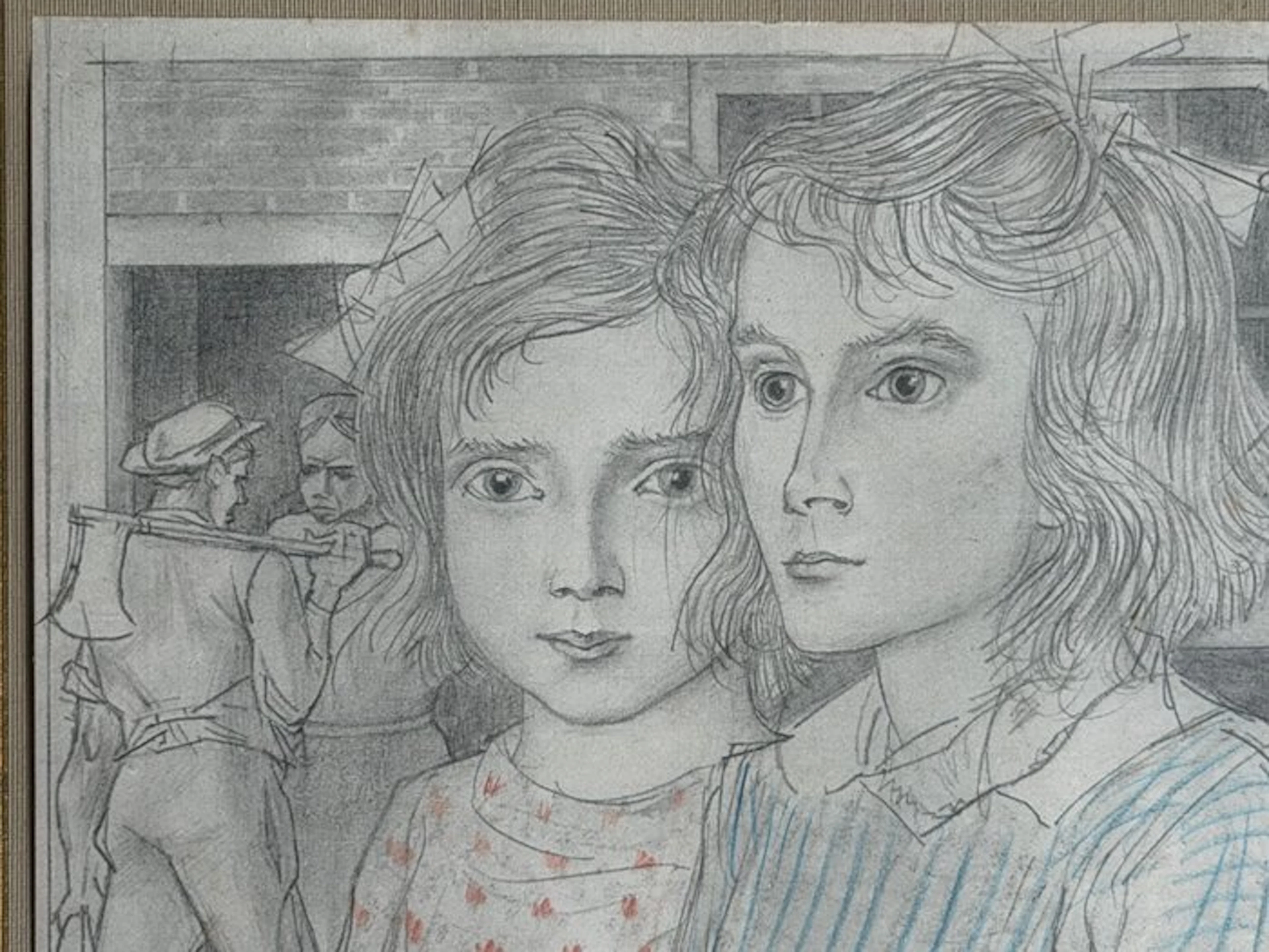 Jan Toorop (1858-1928) - Twee zusjes uit de volksachterbuurt