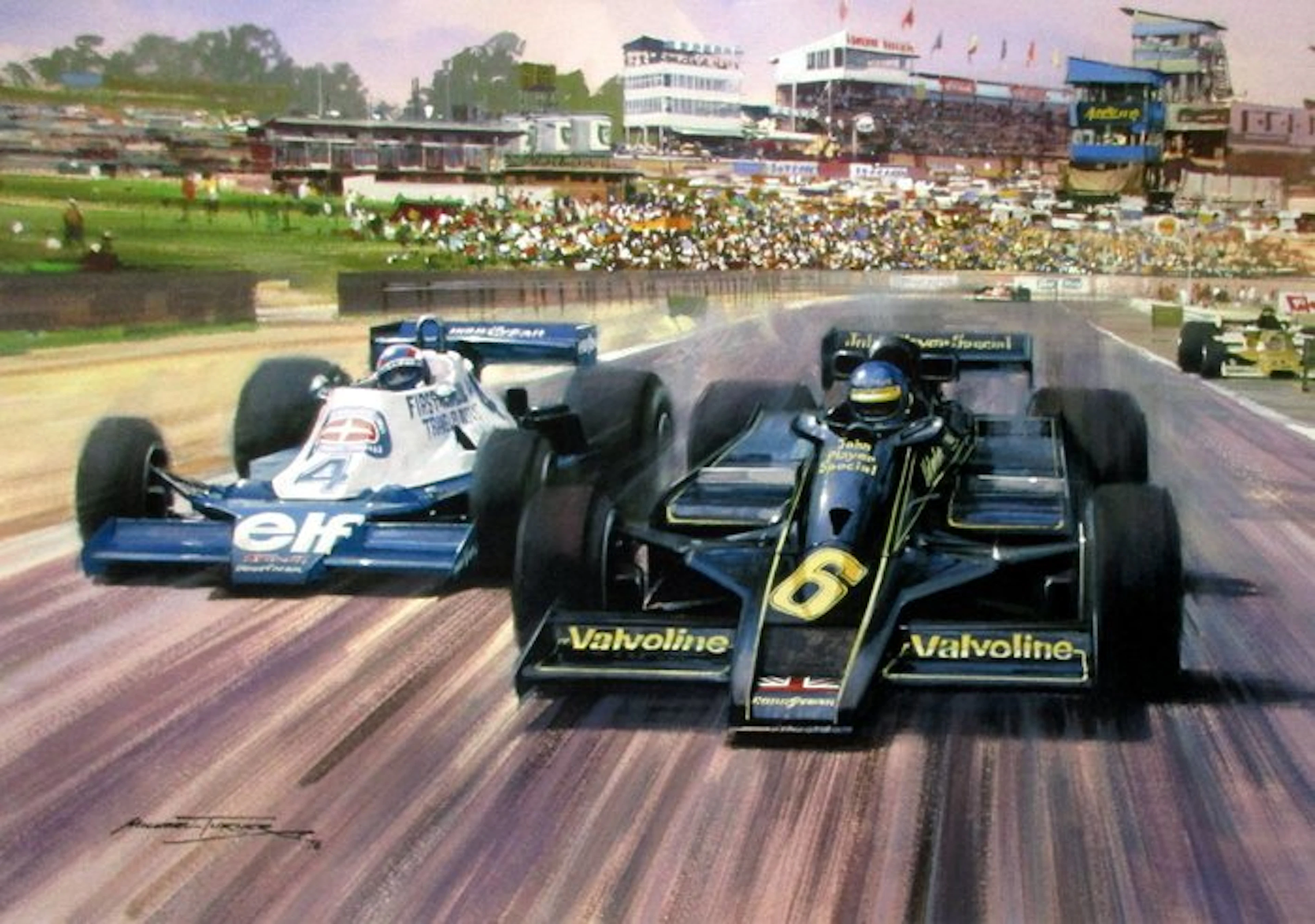 Lotus 78 # 6 Ronny Peterson - 1978 South African Grand...