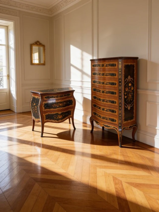 pacifici prete - Chest of drawers (2) - Wood, Brass