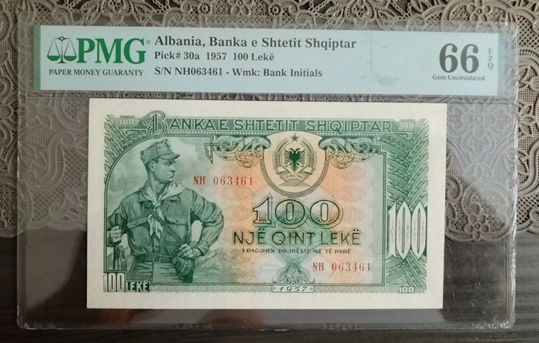 Albania. - 100 Leke - 1957 - Pick 30a (No reserve price)