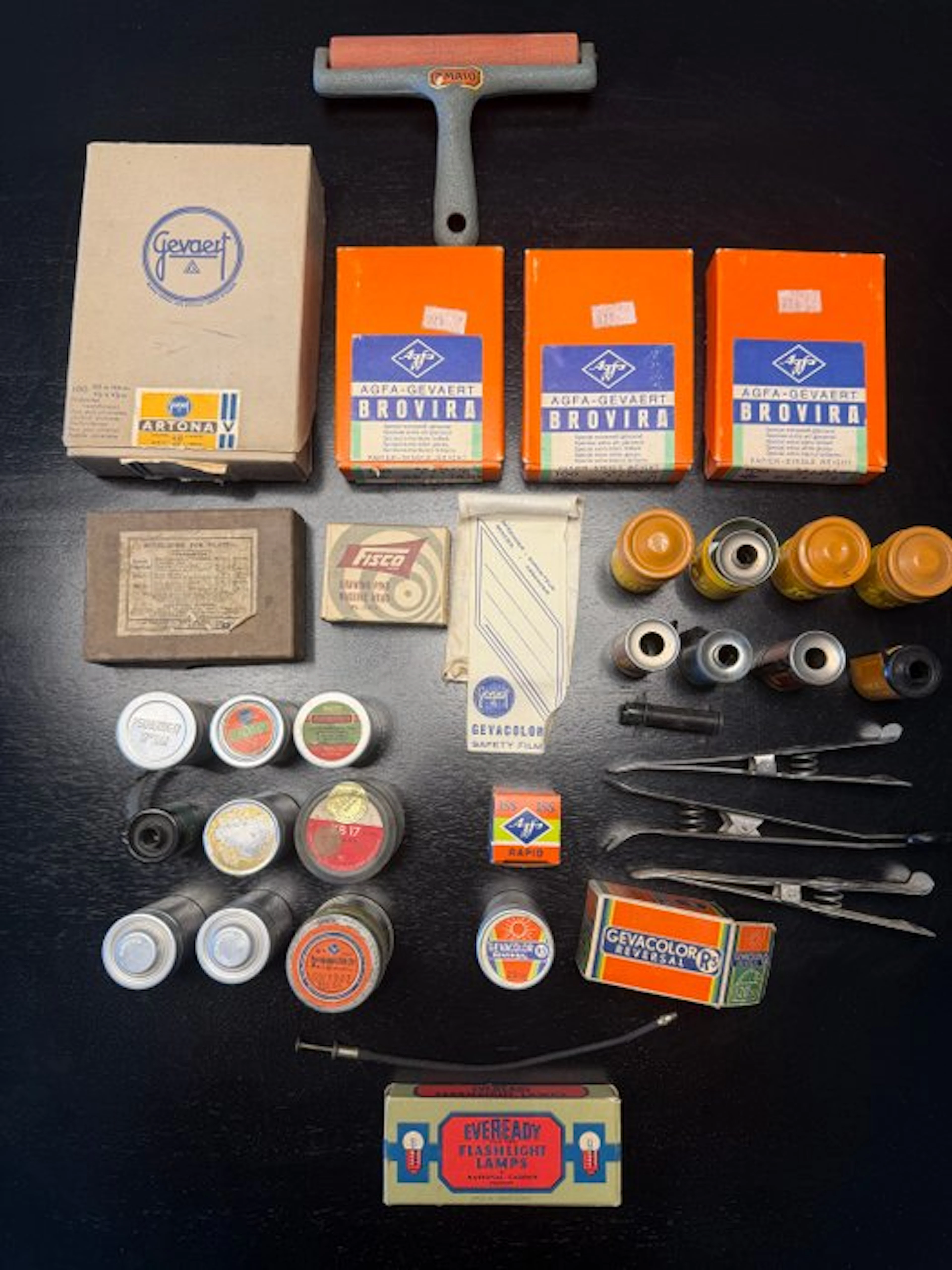 Agfa Groot Vintage Doka & Analoog Lot – Agfa-Gevaert Brovira/Artona Fotopapier