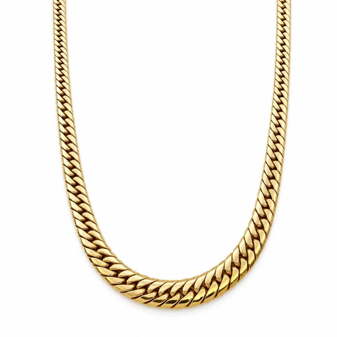 Necklace - 18 kt. Yellow gold - Made in Italy - Handmade