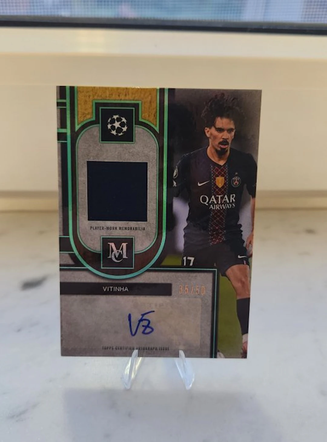 2025/26 Topps Museum Collection UCL Vitinha Autograph...