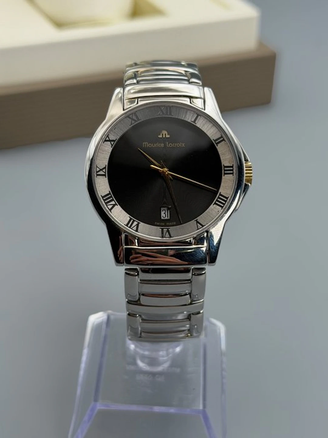 Maurice Lacroix - Miros 69743 – Black Dial – Roman...