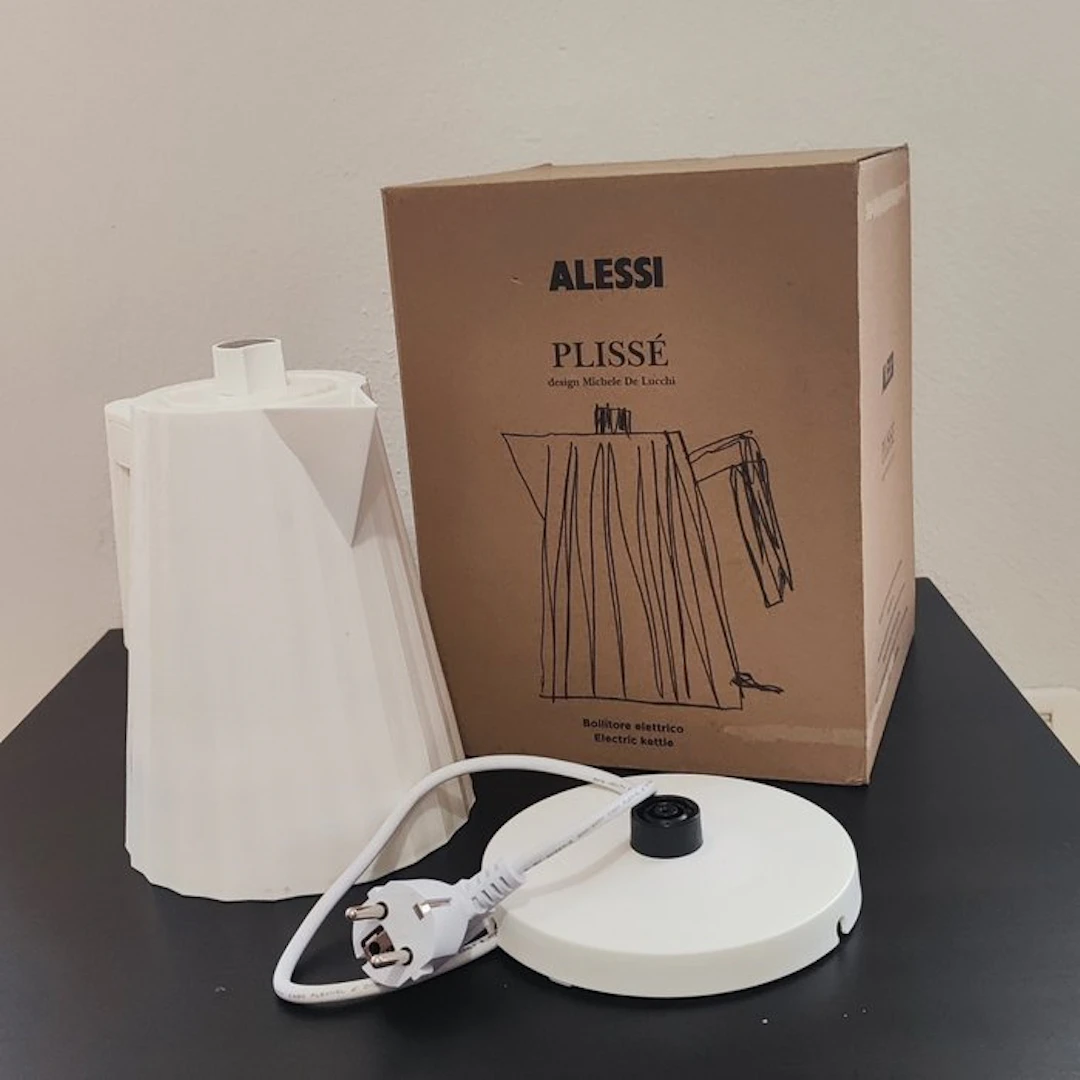 Alessi - Michele De Lucchi - Kettle - Pleated - Plastic, Steel