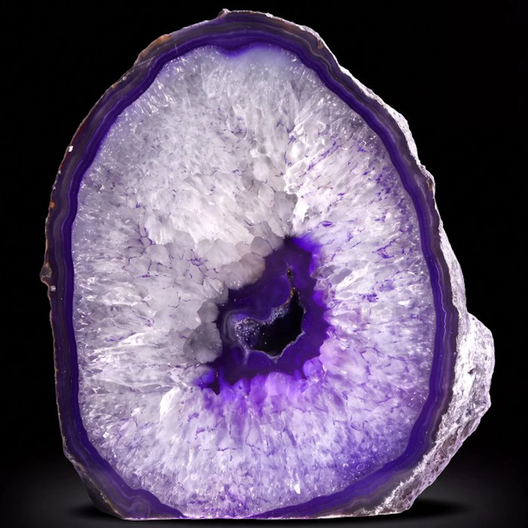 XL Purple Agate - 21x17x10 cm - Geode- 4.5 kg