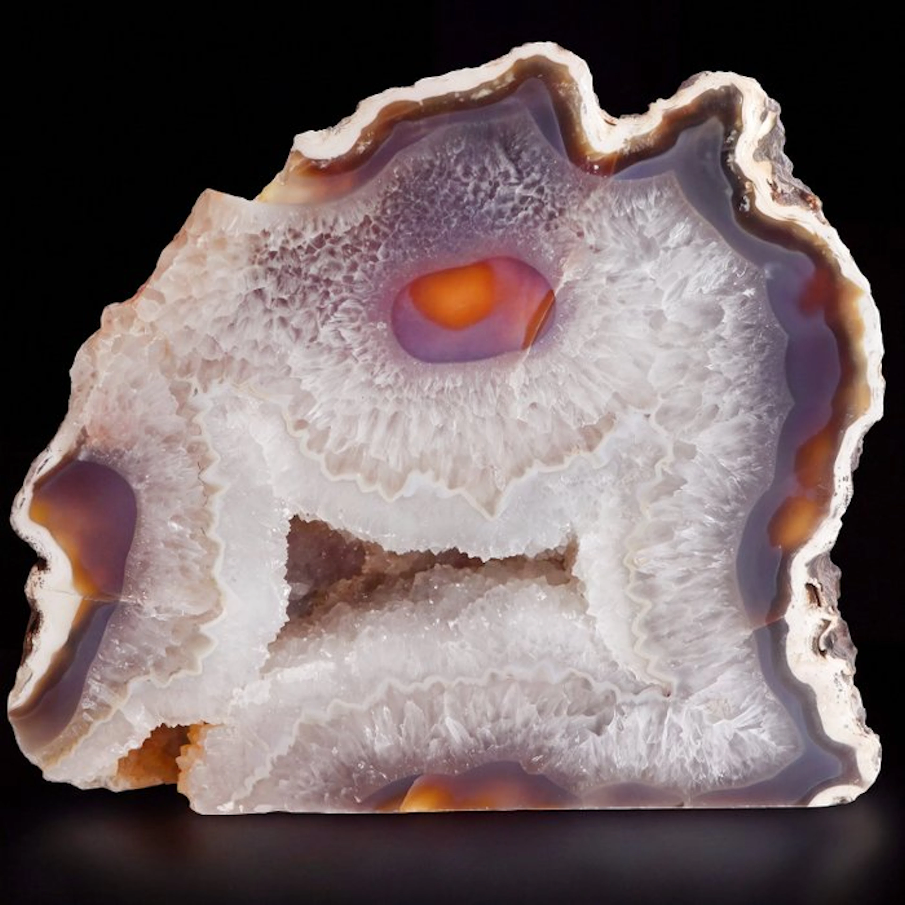 XXL Natural Rainbow Agate - 26x30x11 cm - Geode- 10.2 kg