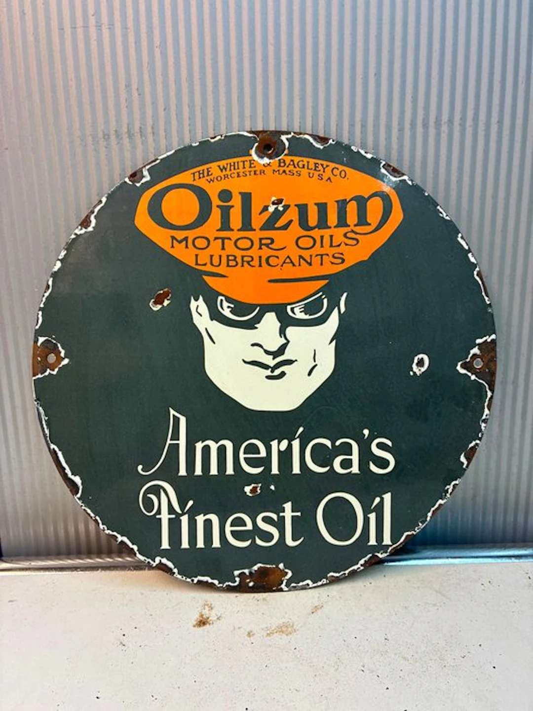 Oilzum Motor Oils & Lubricants – rond Amerikaans...
