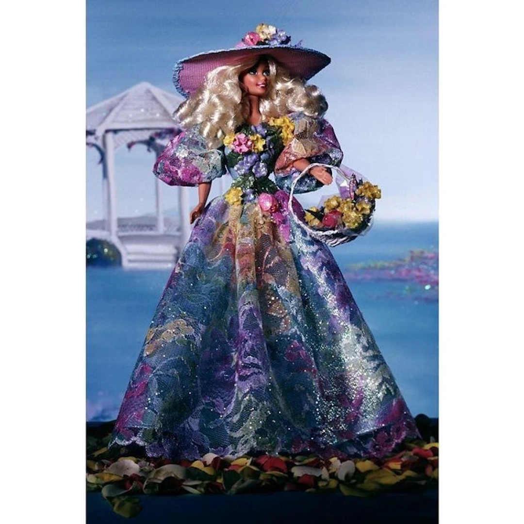 Mattel - Barbie doll Spring Bouquet – Enchanted Seasons Collection