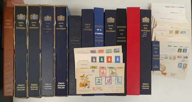 Netherlands 1950/2003 - FDC collection in 13 albums & loose
