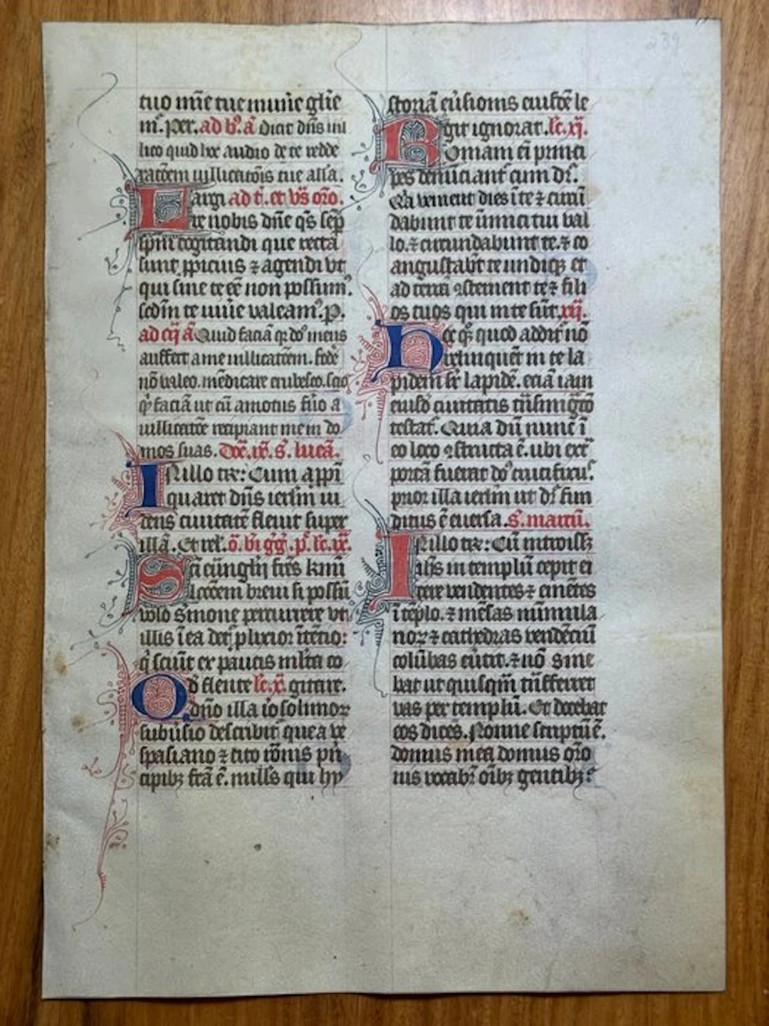 French scriptorium of the Middle Ages - Breviary...