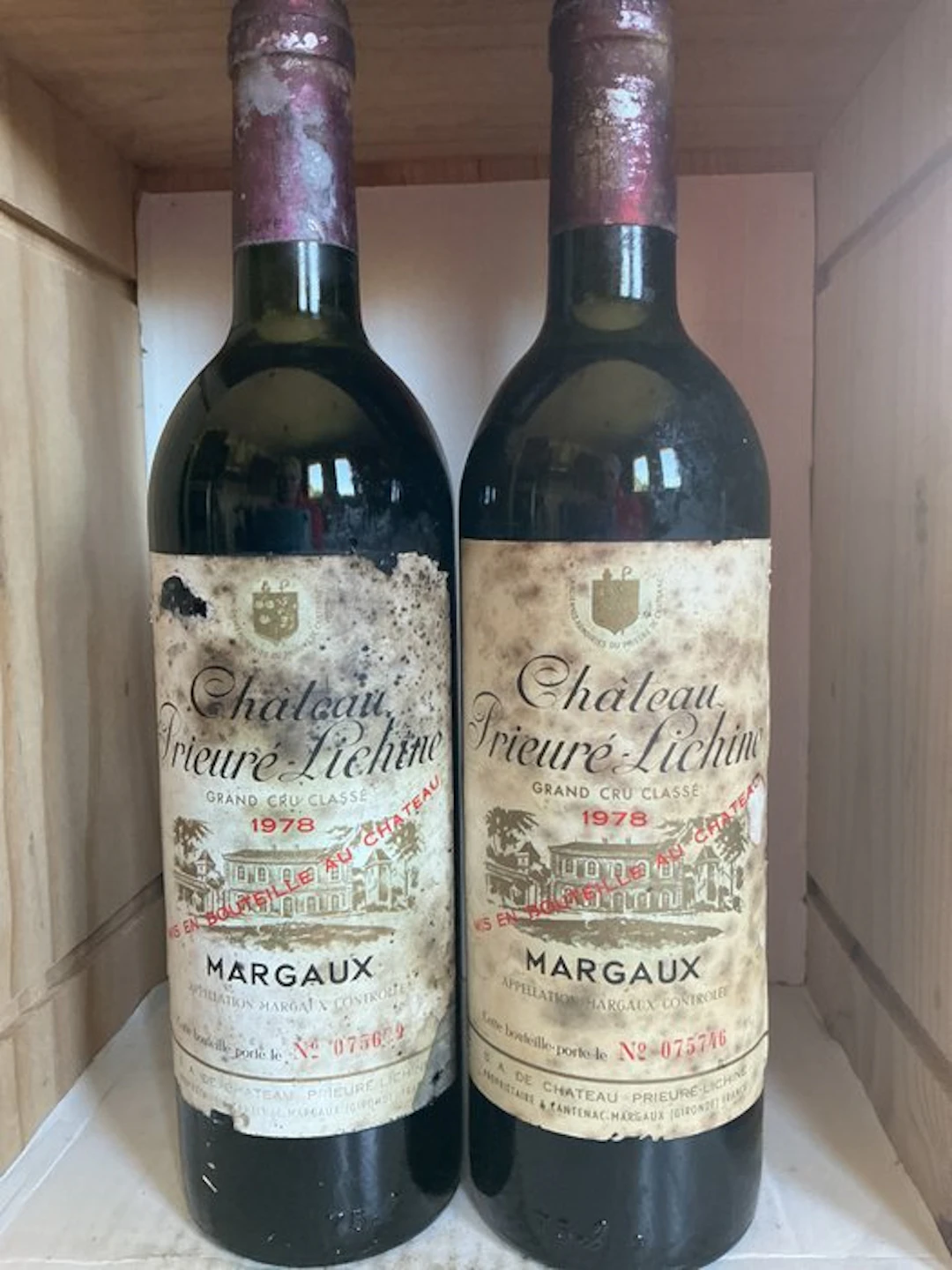 1978 Château Prieure Lichine - Margaux Grand Cru Classé - 2 Bottles (0.75L)