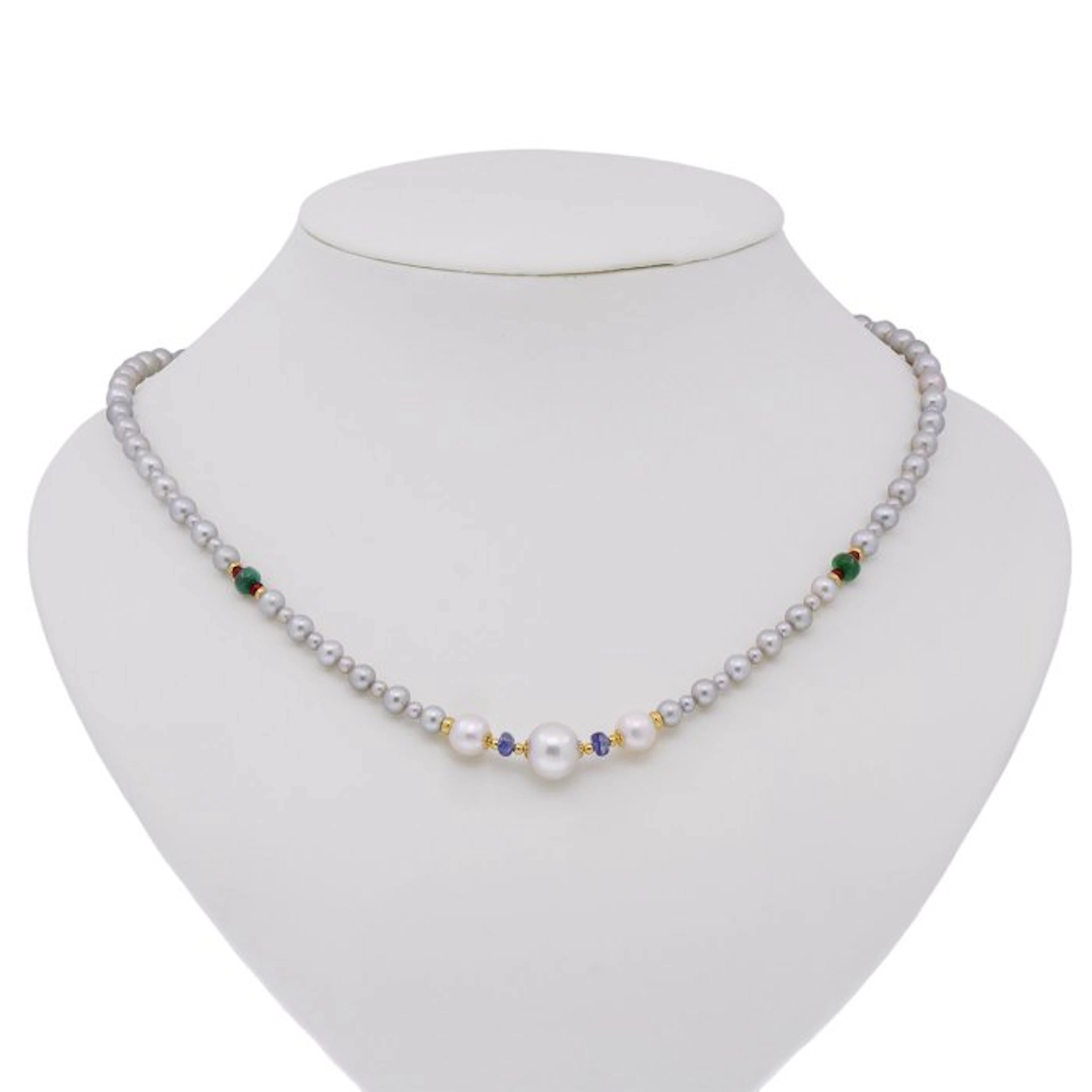 No reserve price - Necklace - 18 kt