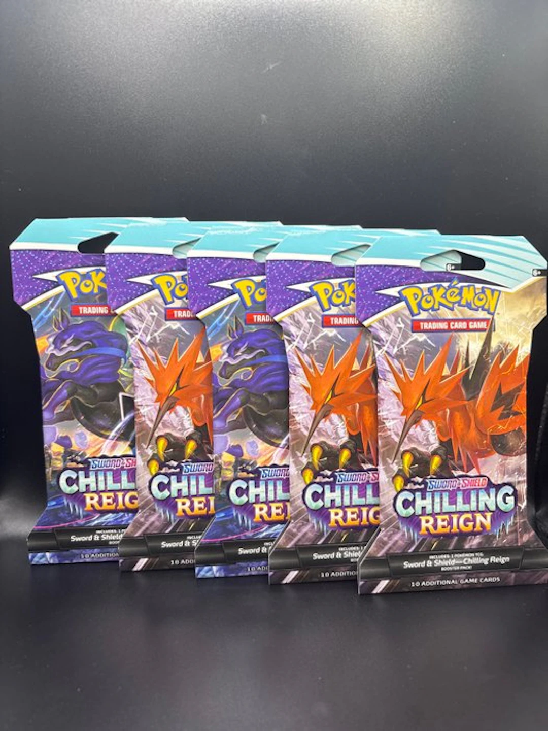 Pokémon - 5 Booster pack - Chilling Reign Sleeved Booster Pack Set