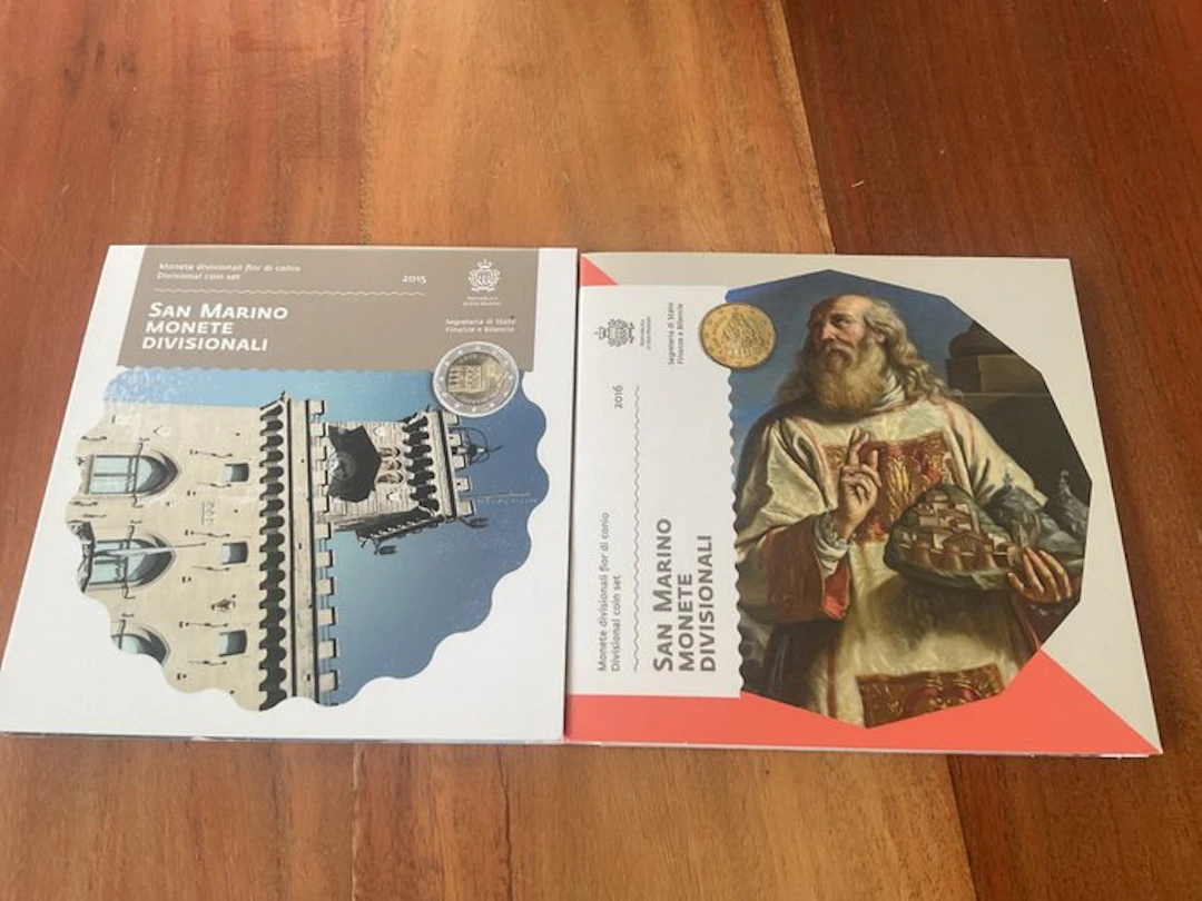 San Marino. Year Set (BU) 2016/2020 (2 sets) (No reserve price)
