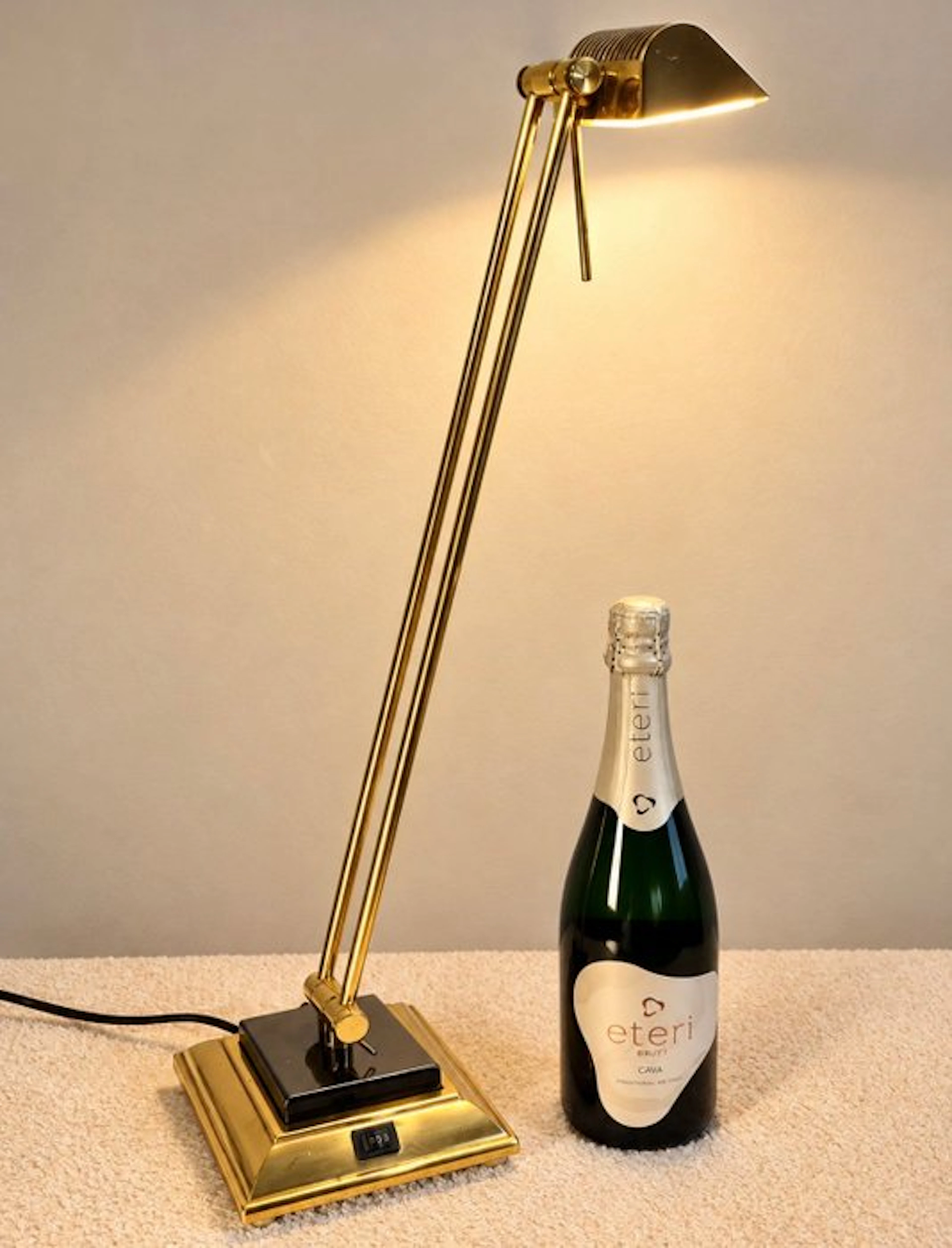 Herda - Table lamp - Luce Office Lamp - Brass, Composite, Steel