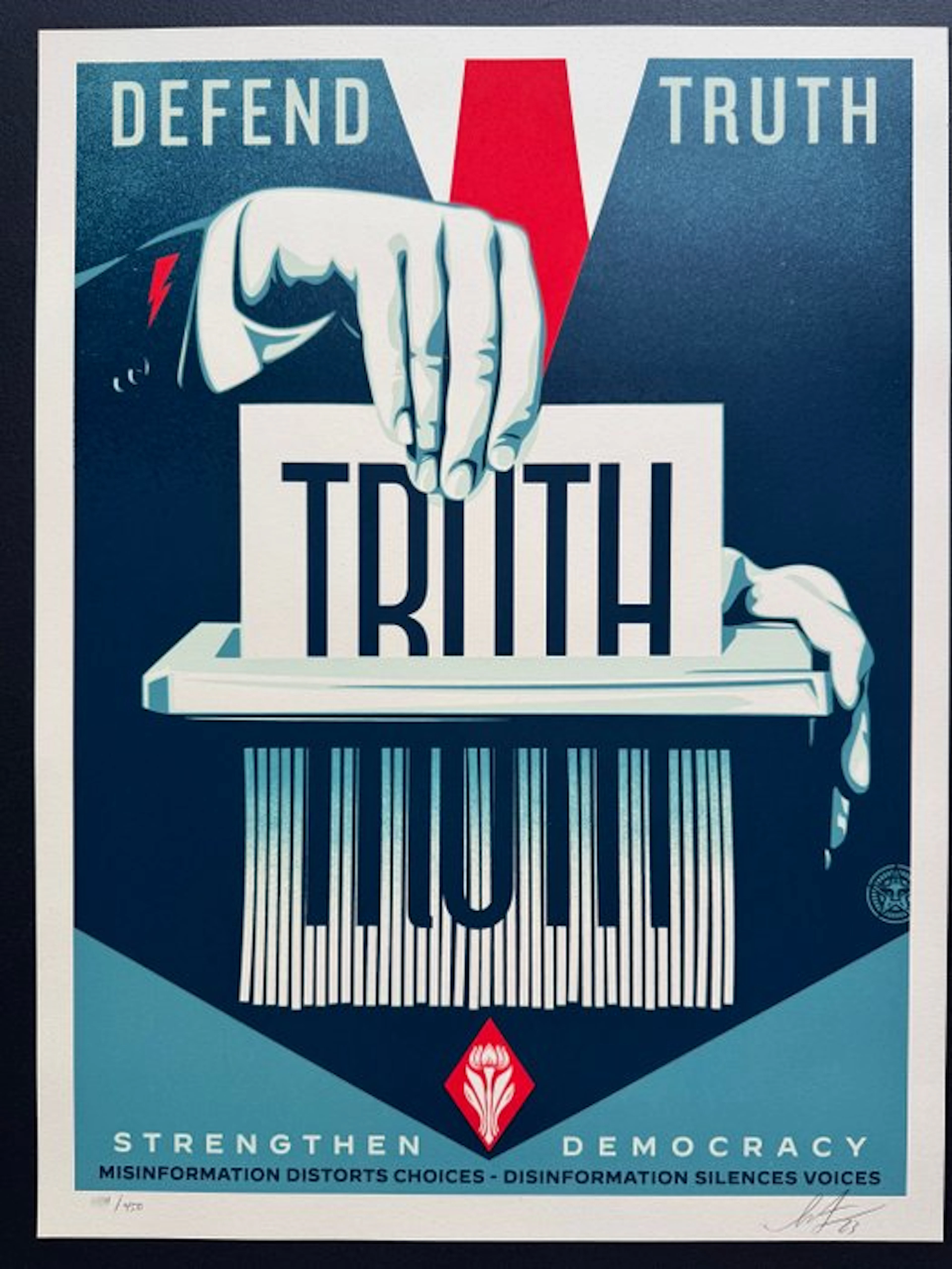 Shepard Fairey (OBEY) (1970) - Defend Truth