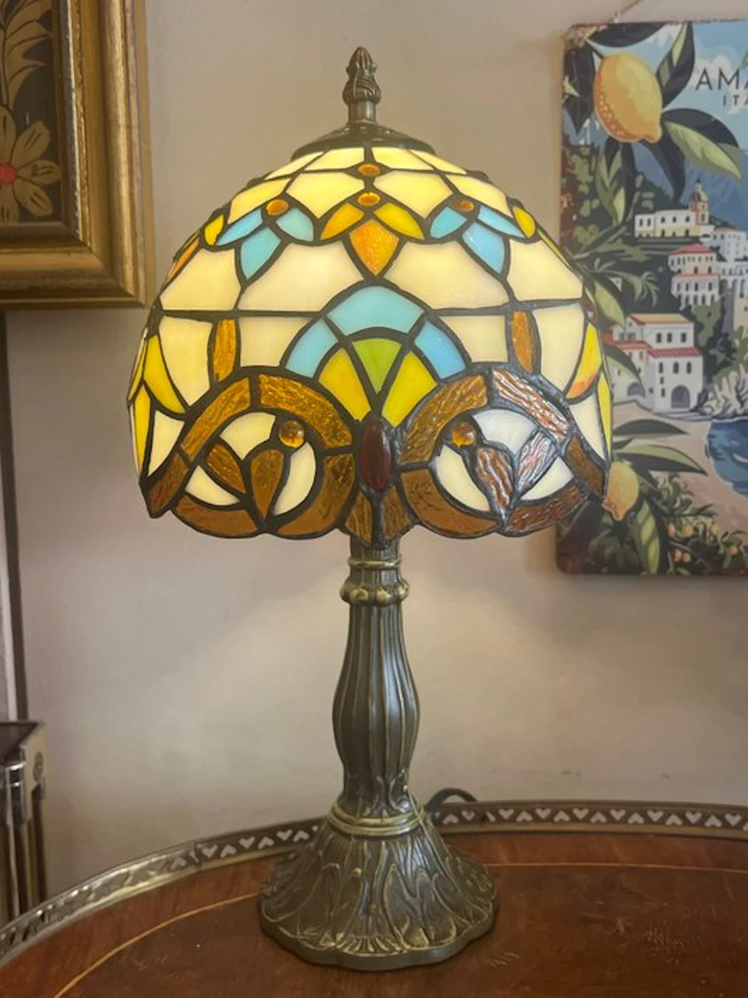 Buffet table lamp - Stained glass