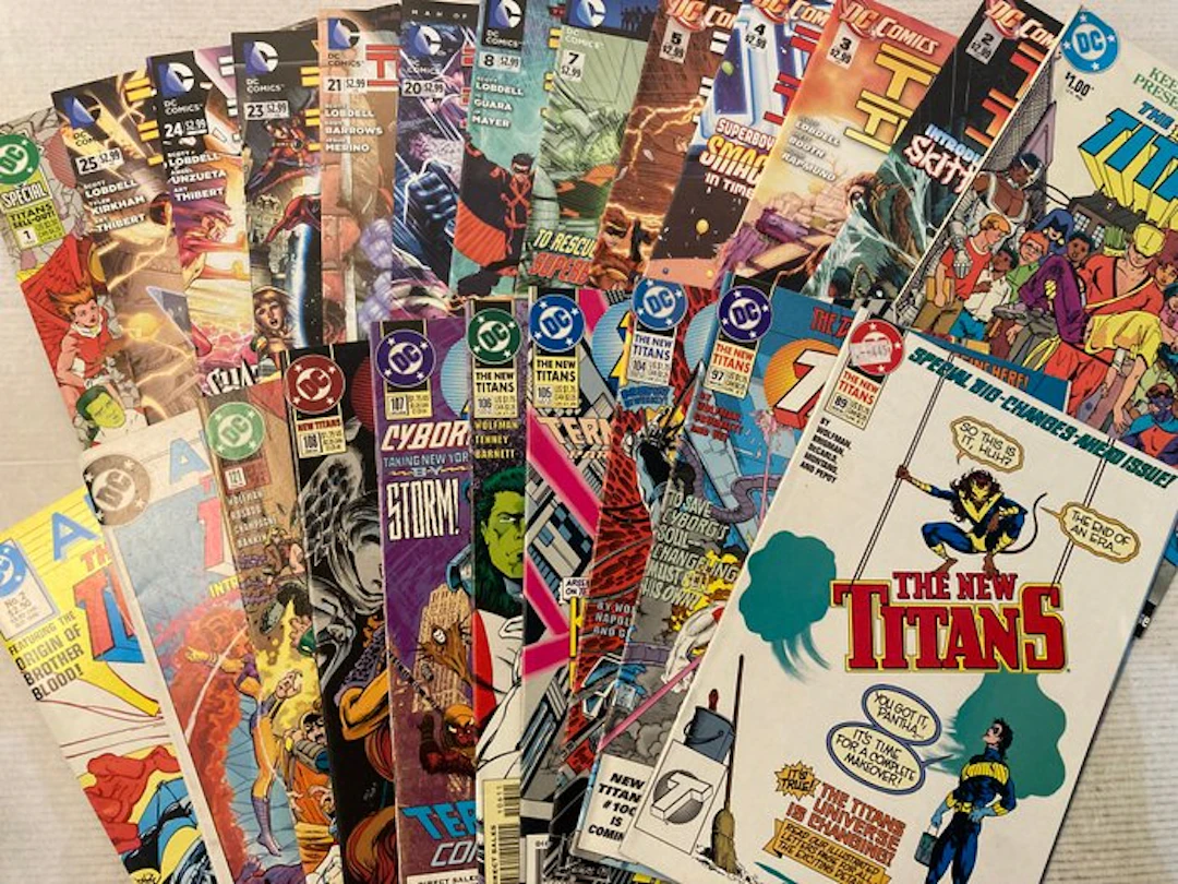 Teen Titans 23 comics from 1983 to 2014 - No Reserve Price! Featuring Nightwing