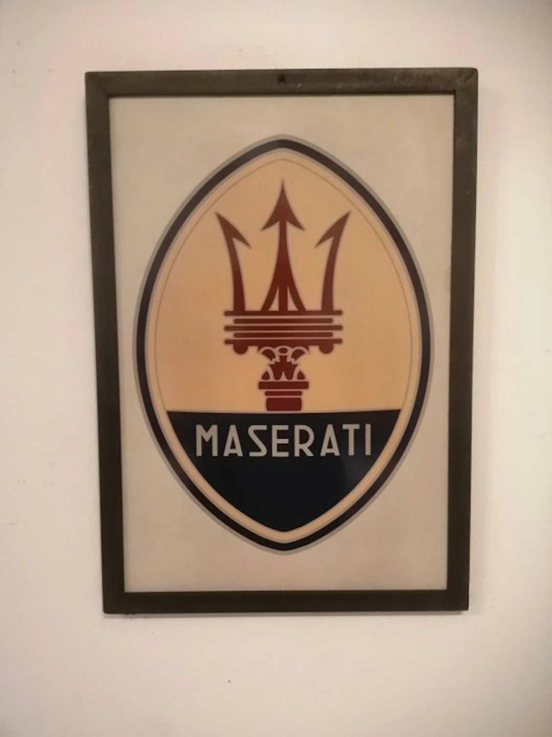 Maserati - Maserati - Advertising sign - Metal