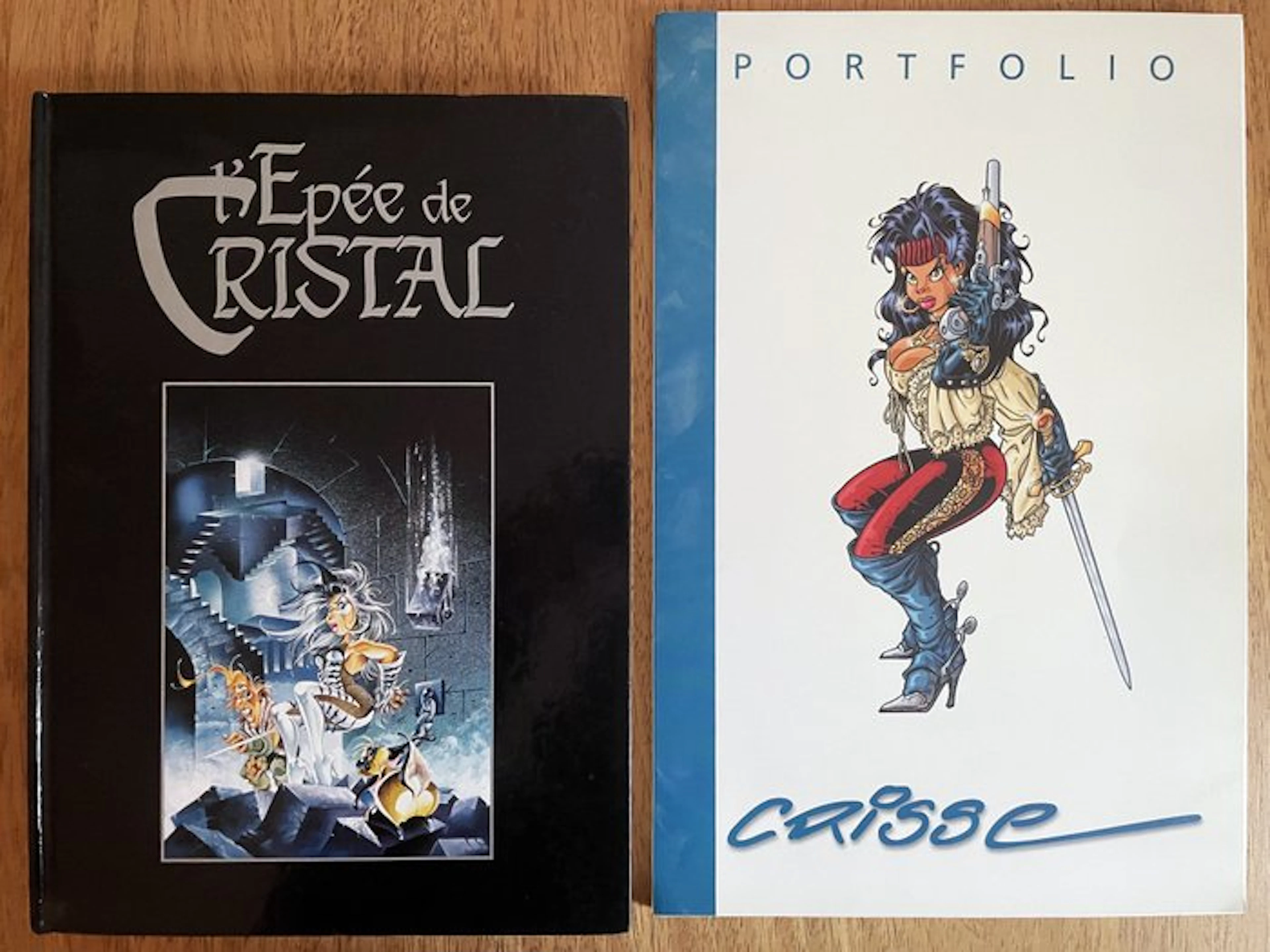 Crisse - Intégrale L'Epée de Cristal + portfolio Tellos