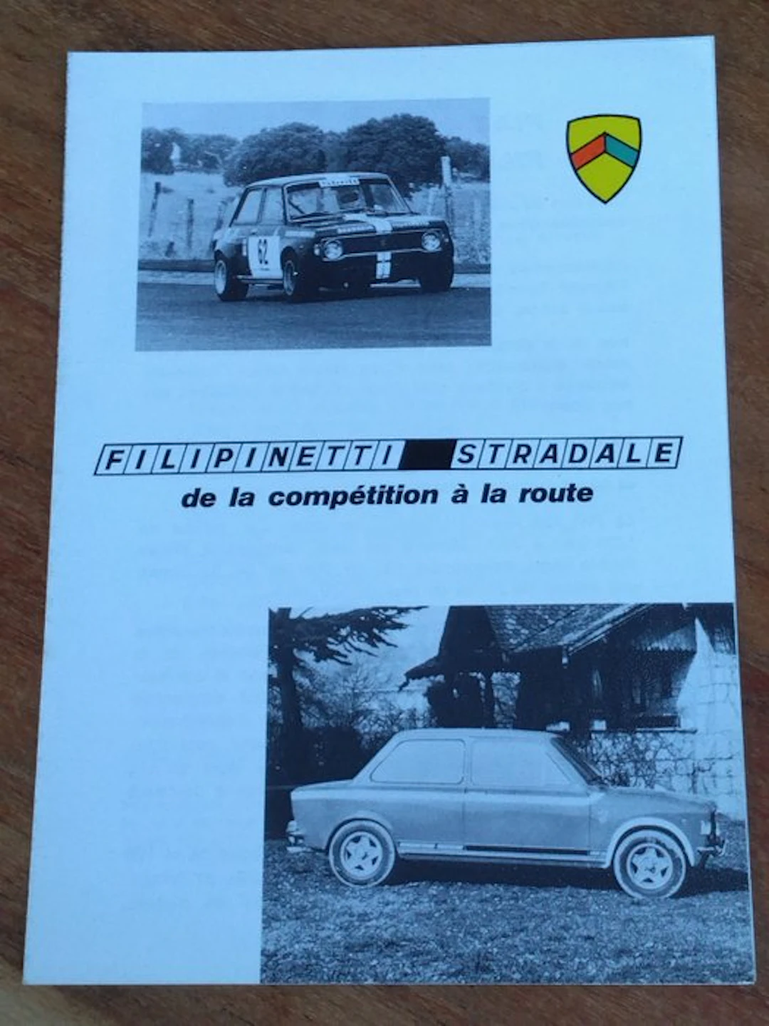 brochure dépliant FIAT 128 FILIPINETTI STRADALE 1972 - Brochure - 1972-1972