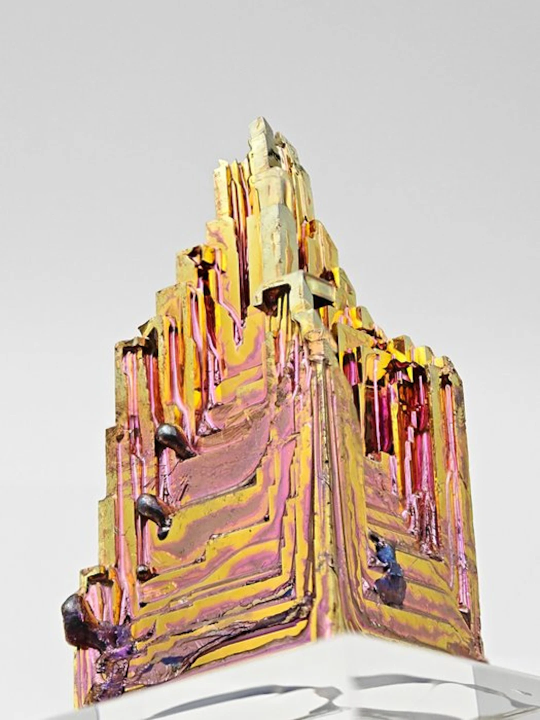 Spectacular bismuth tower with a multitude of...