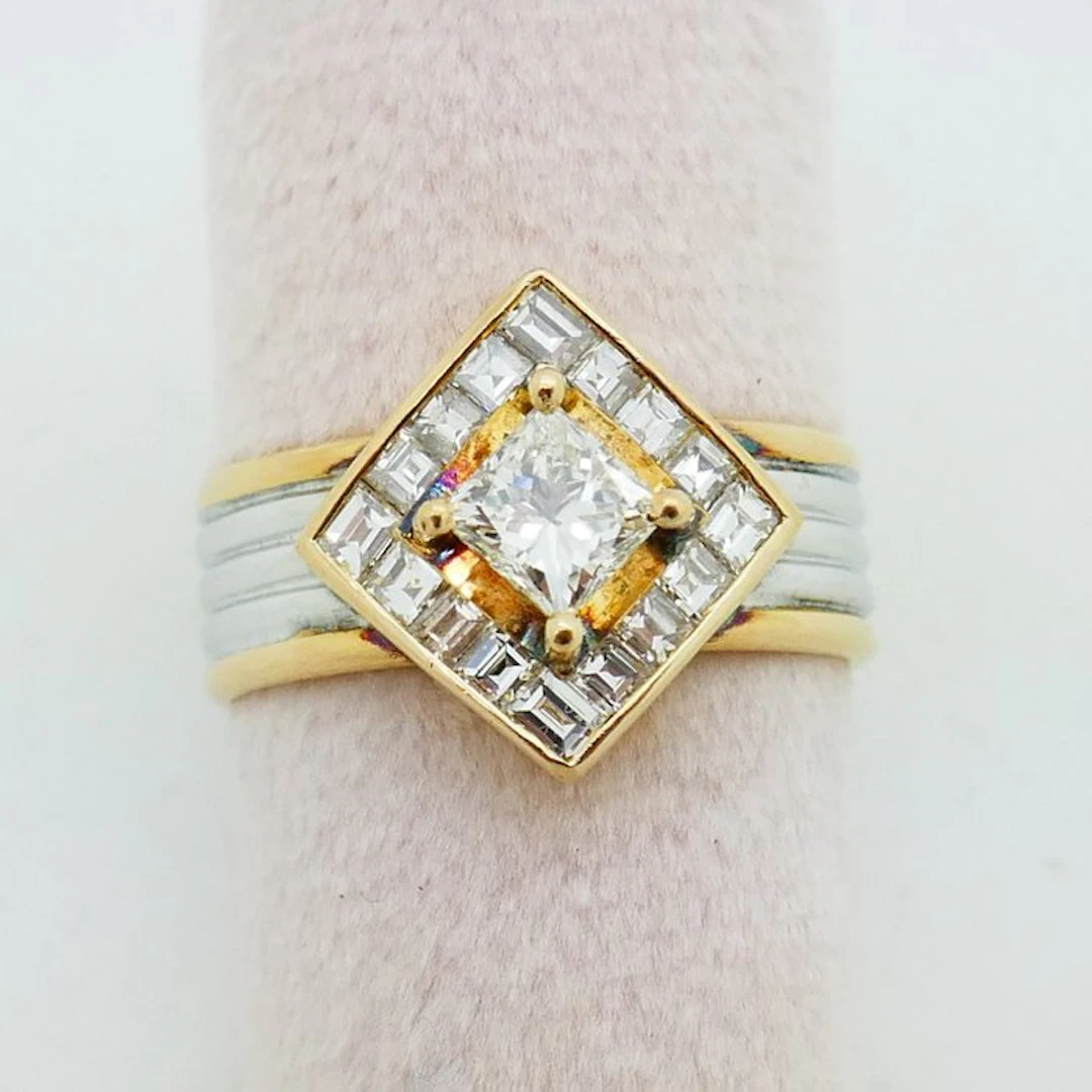 No reserve price - Ring - 14 kt