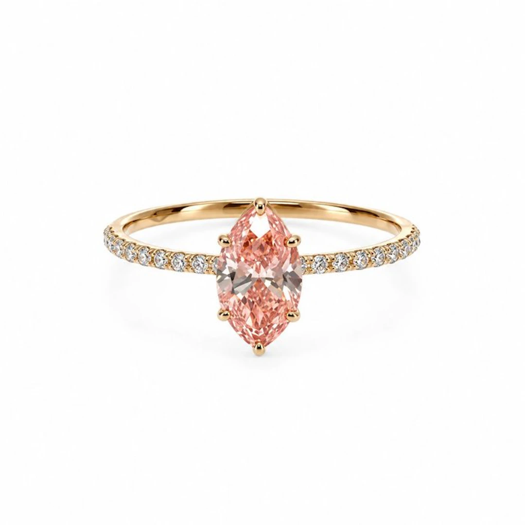 No reserve price - Ring - 14 kt