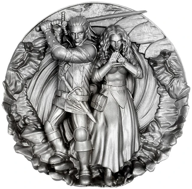 Cameroon. 5000 Francs 2023 Last Wish - The Witcher, 5 Oz (.925)